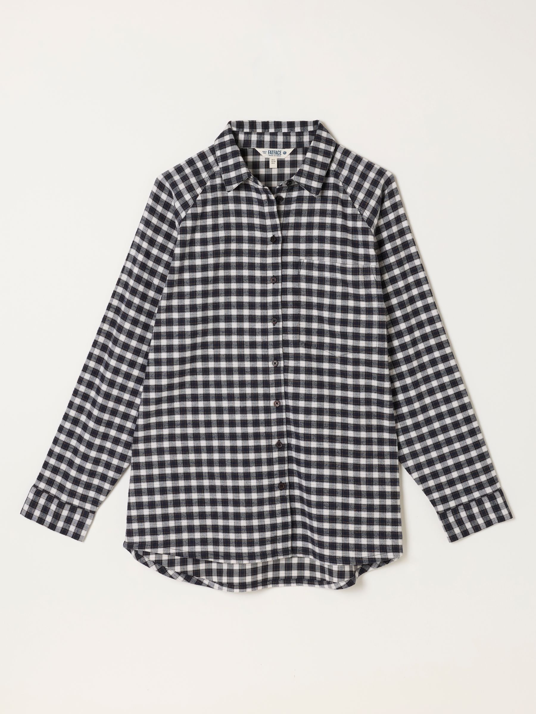Bessie Navy Regular Check Shirt - Image 1 of 1
