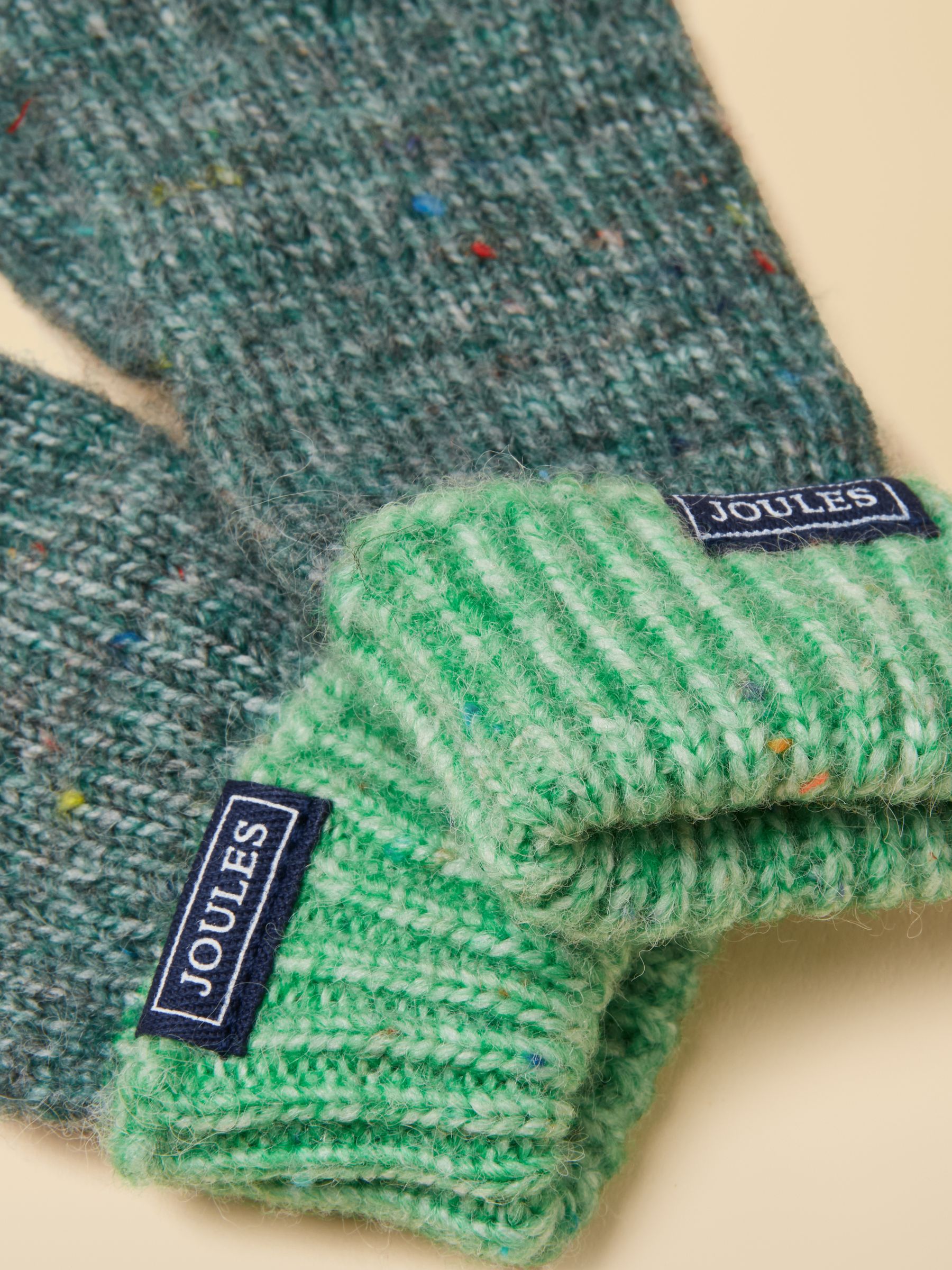 Colourblock Green Gloves - Image 3 of 3