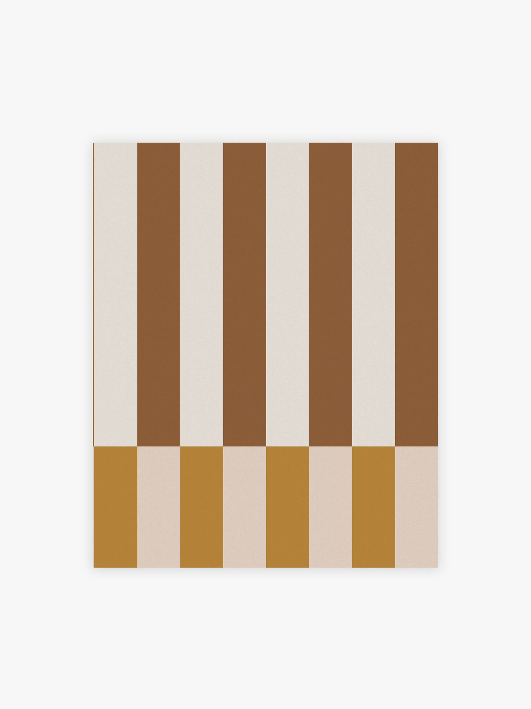 Terri A4 Wallpaper Sample in Ochre - Image 2 of 4