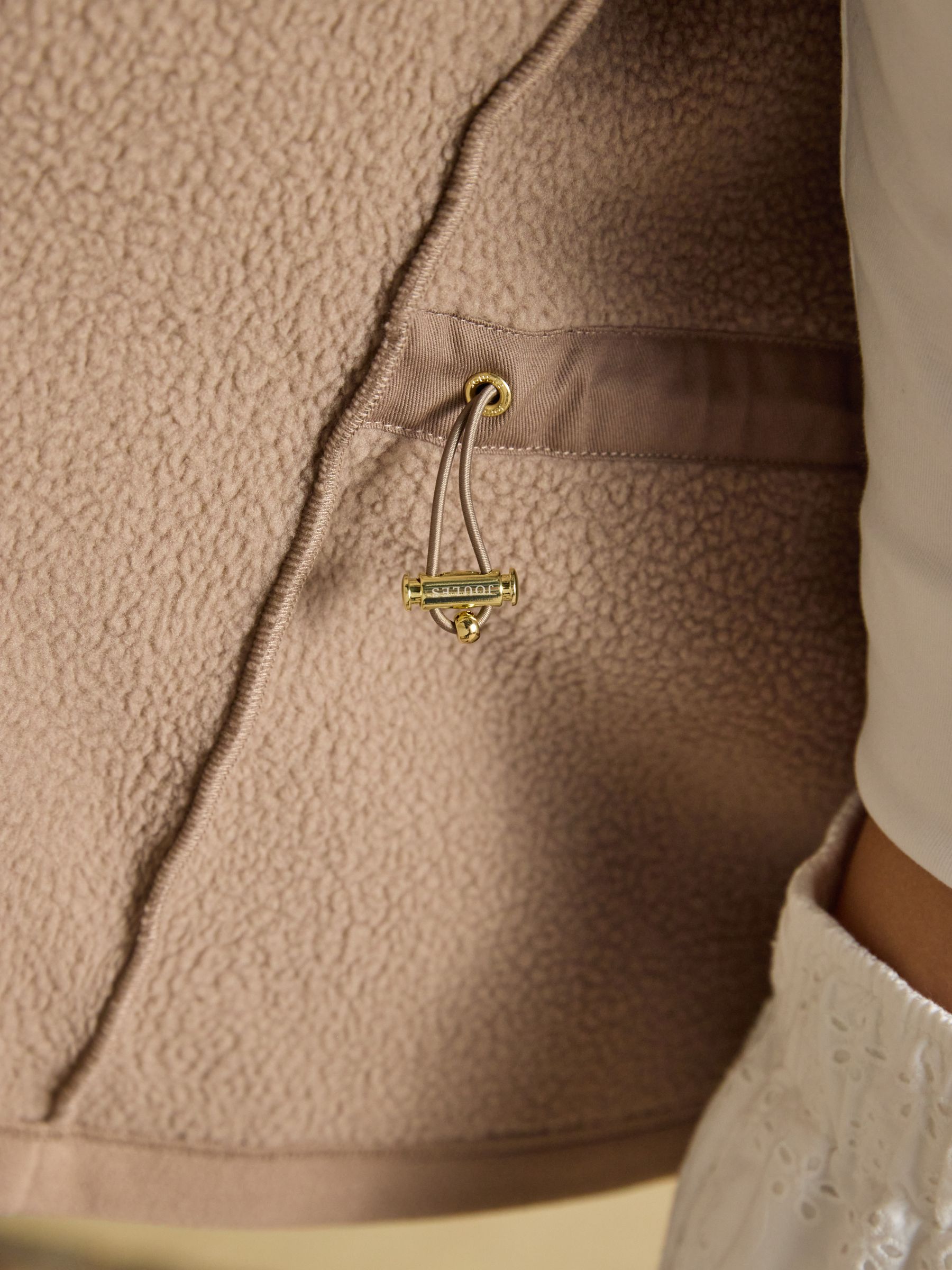 Heritage Mink Brown Regular Zip Up Polar Fleece - Image 10 of 11