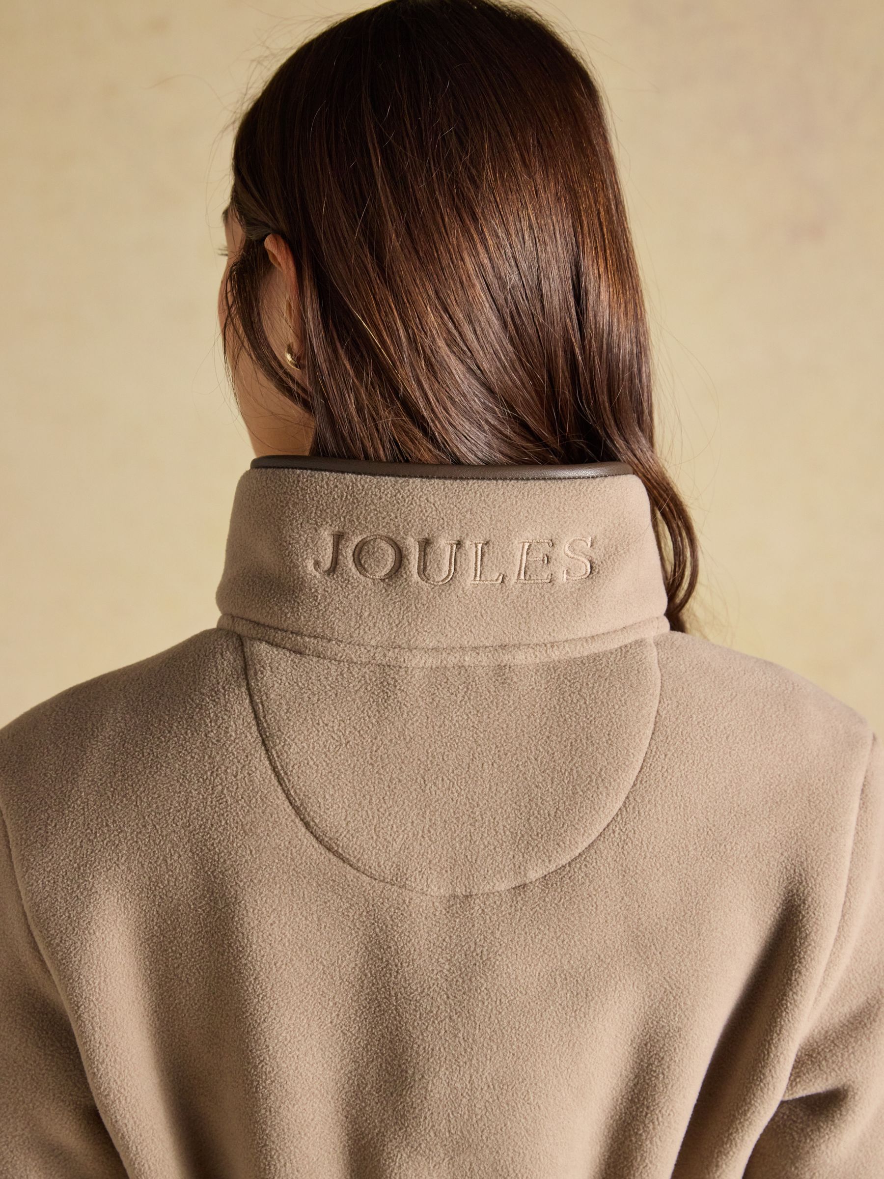 Heritage Mink Brown Regular Zip Up Polar Fleece - Image 7 of 9