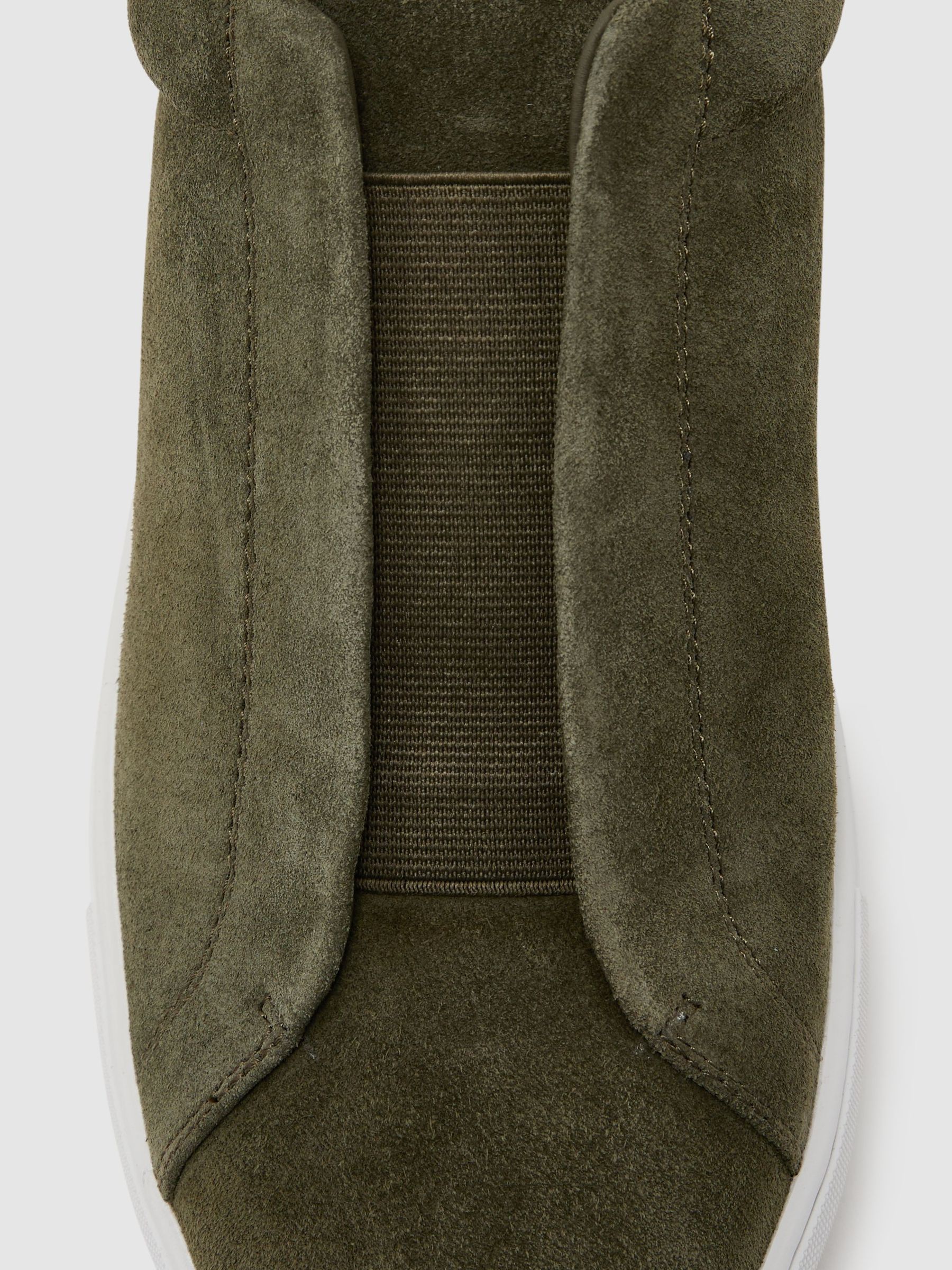 Trainers in Olive Green - Image 4 of 4