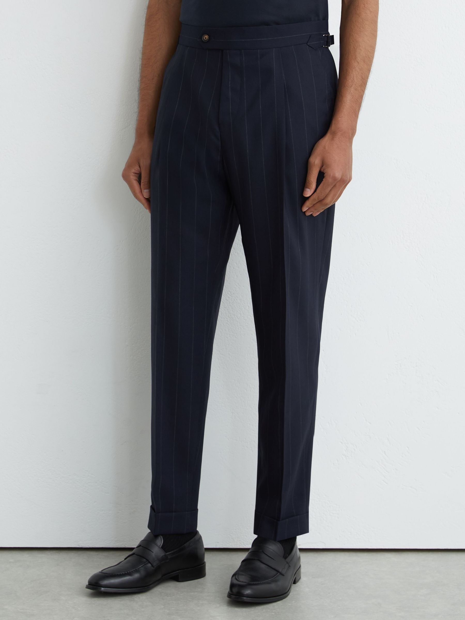 Suit Trousers in Navy - Image 3 of 6
