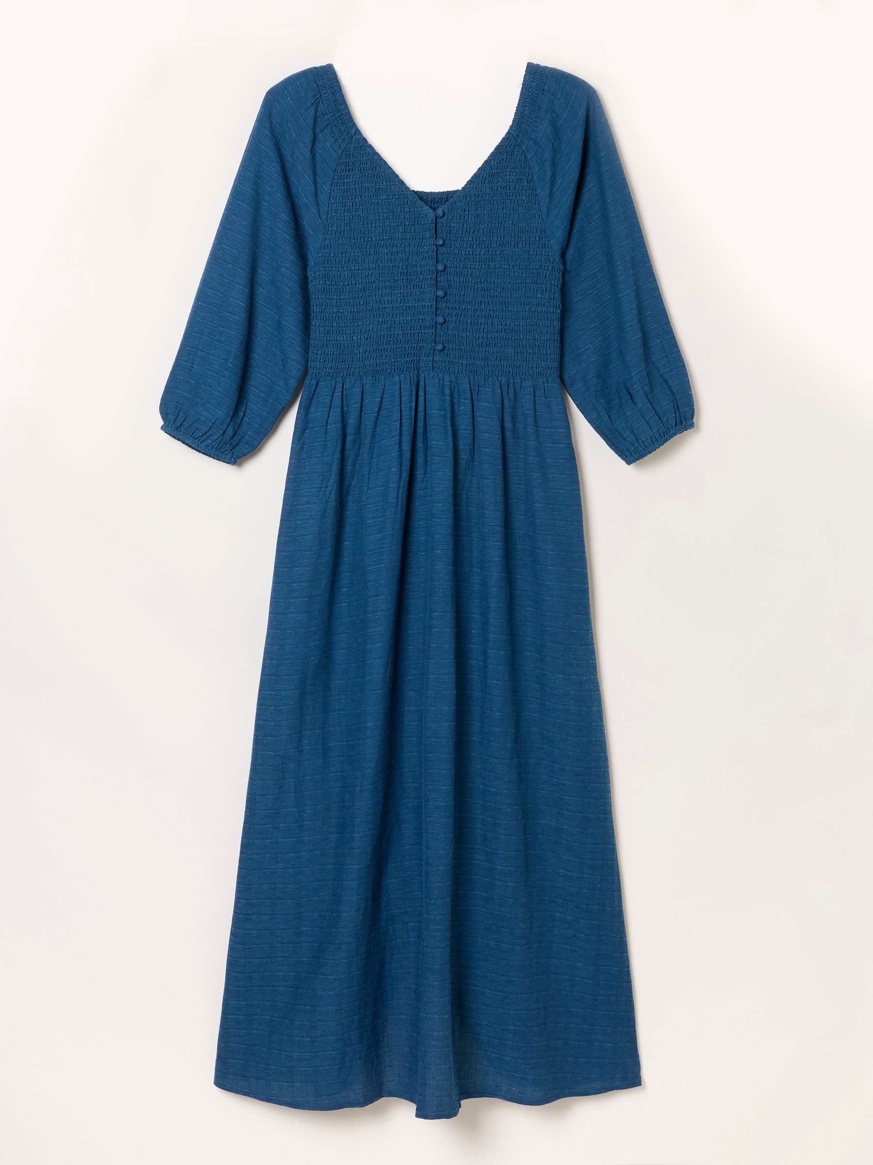 Adele Blue Petite Midi Dress - Image 5 of 5