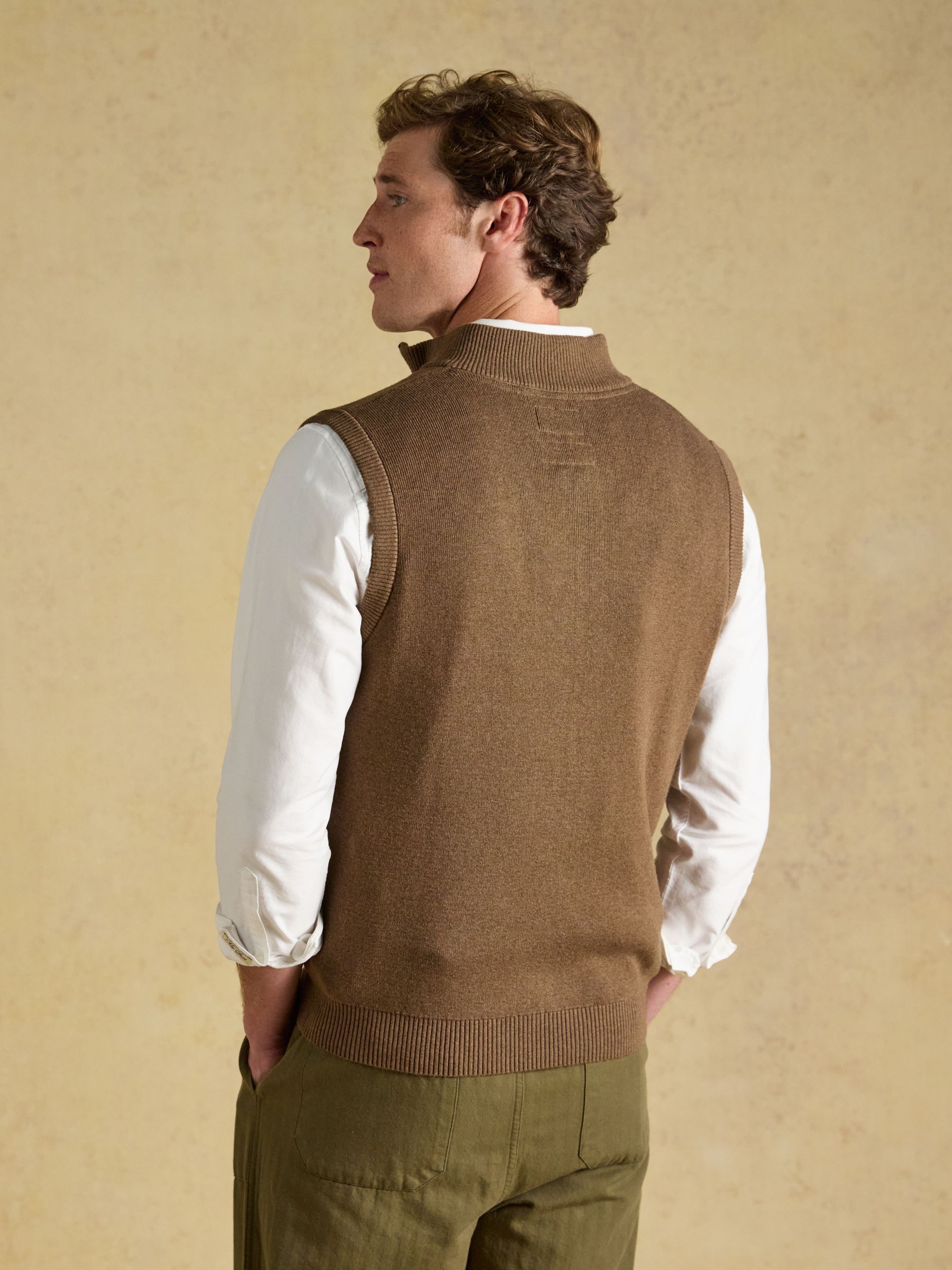 Brown Hillside Zip Up Gilet - Image 2 of 9