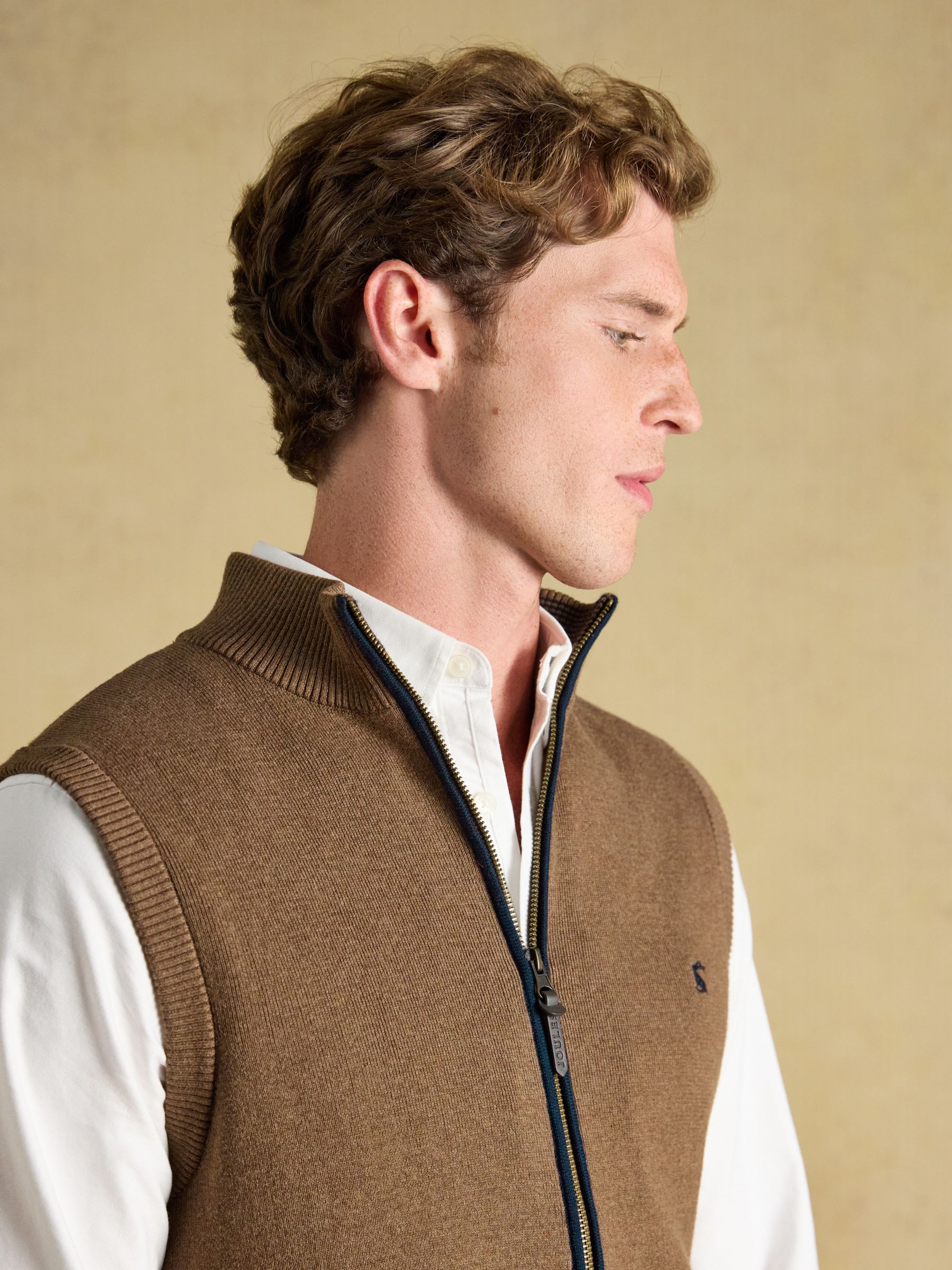 Brown Hillside Zip Up Gilet - Image 6 of 9