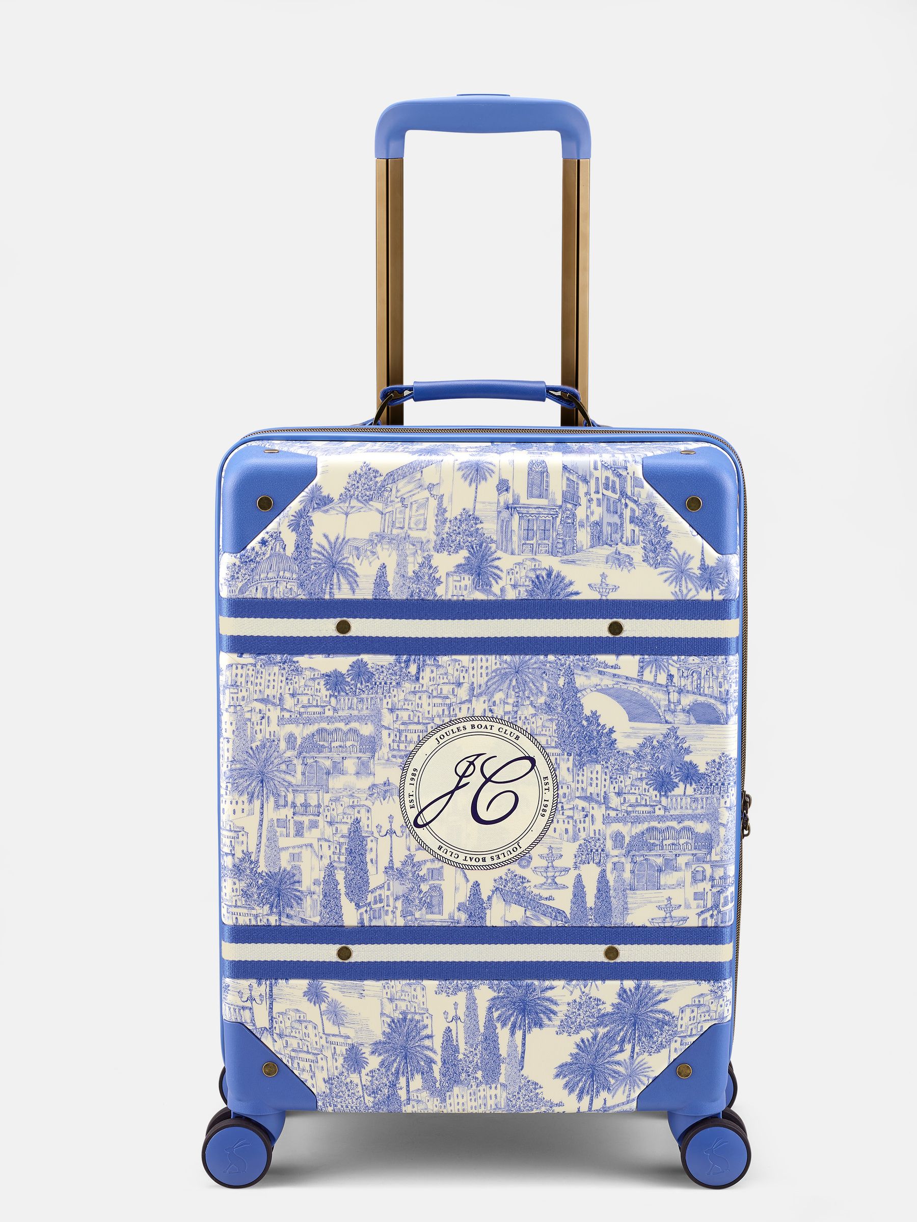 Blue & White Toile De Jouy Boat Club Cabin Case - Image 4 of 9