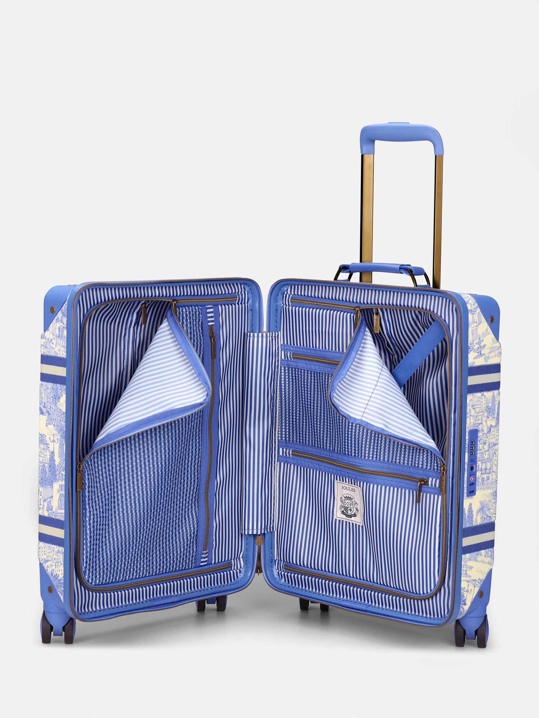 Blue & White Toile De Jouy Boat Club Cabin Case - Image 5 of 9