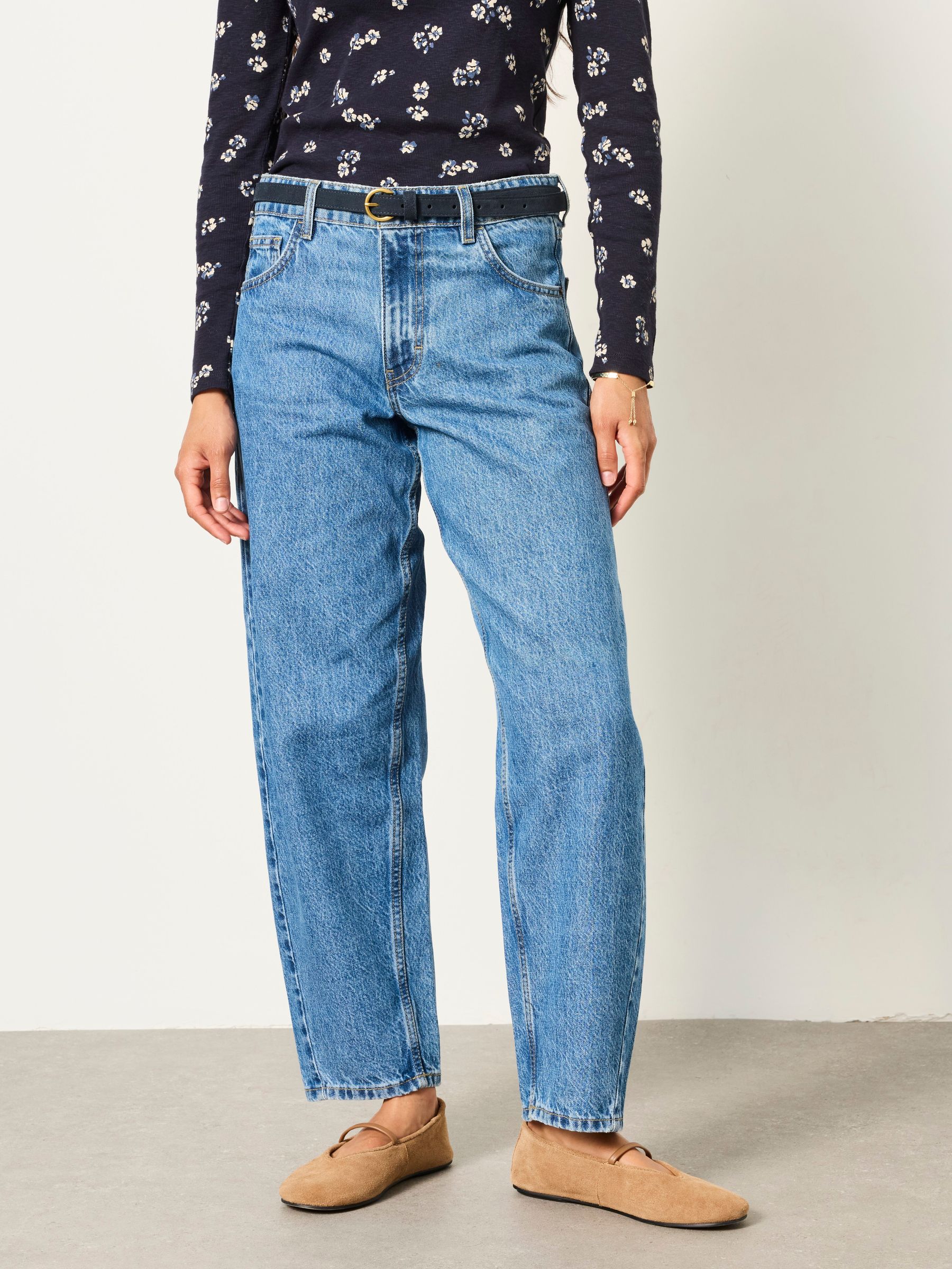 Camber Chambray Blue Barrel Jeans - Image 1 of 5