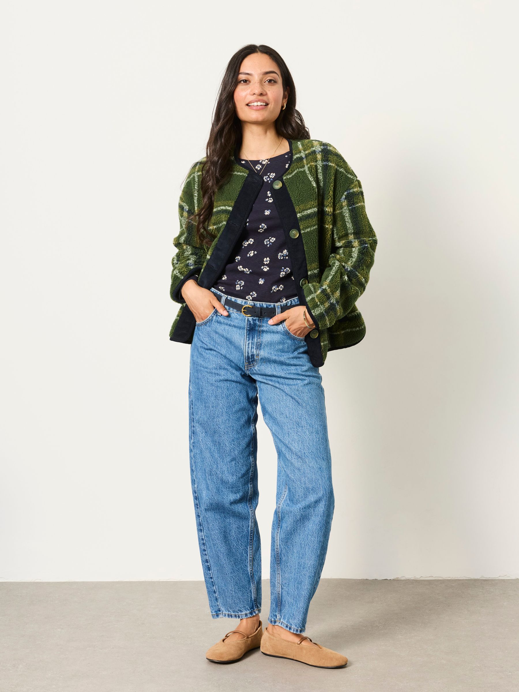 Camber Chambray Blue Barrel Jeans - Image 4 of 5