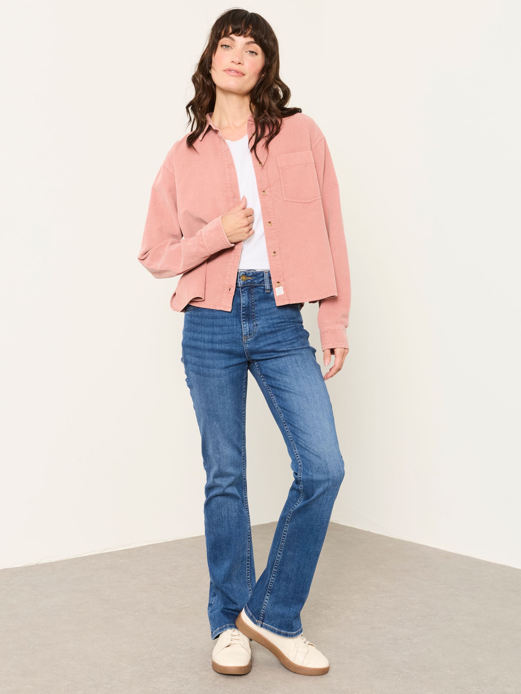 Beck Pink Cord Petite Shirt - Image 4 of 5