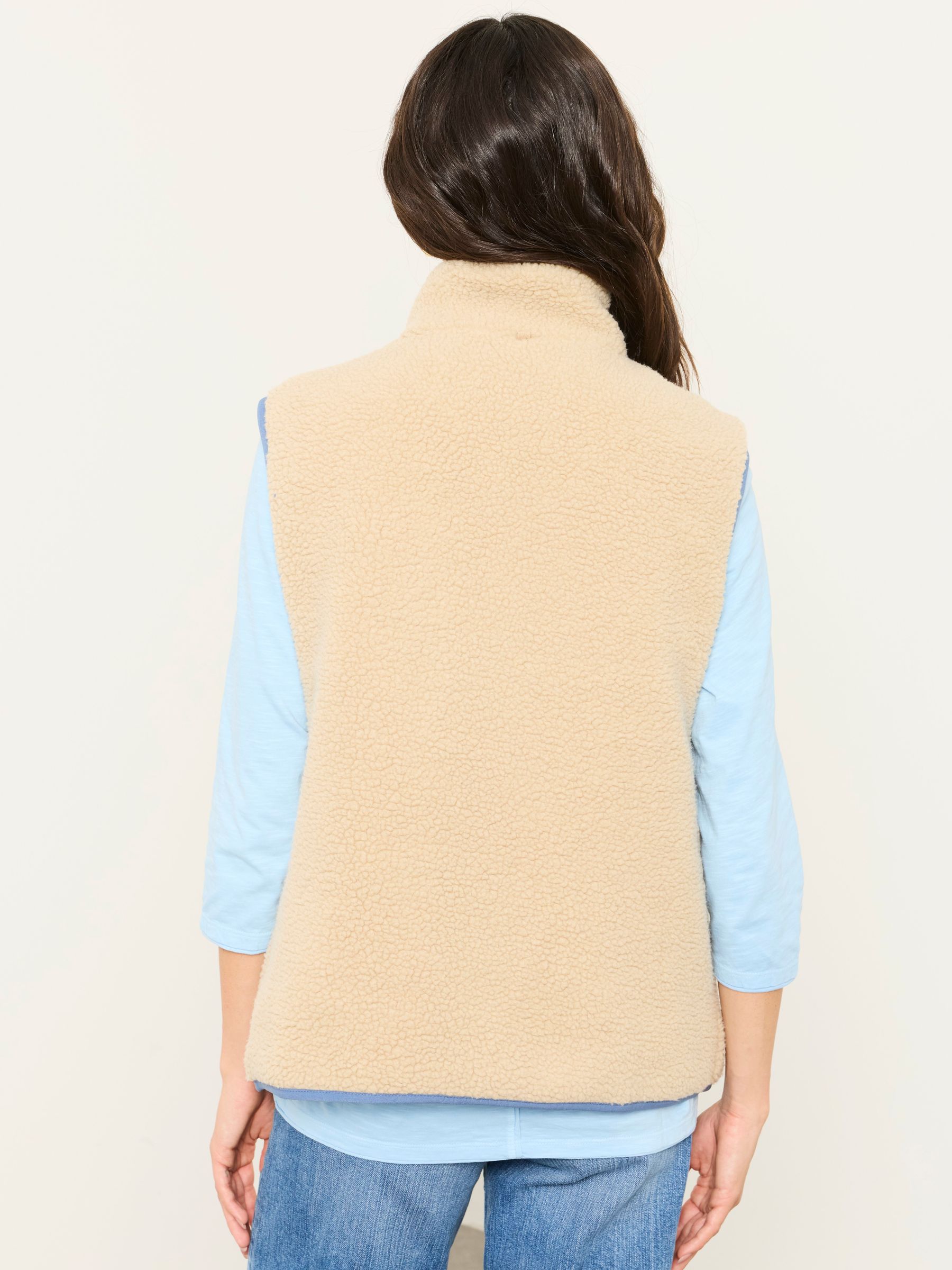 Luna Blue Petite Padded Gilet - Image 2 of 9