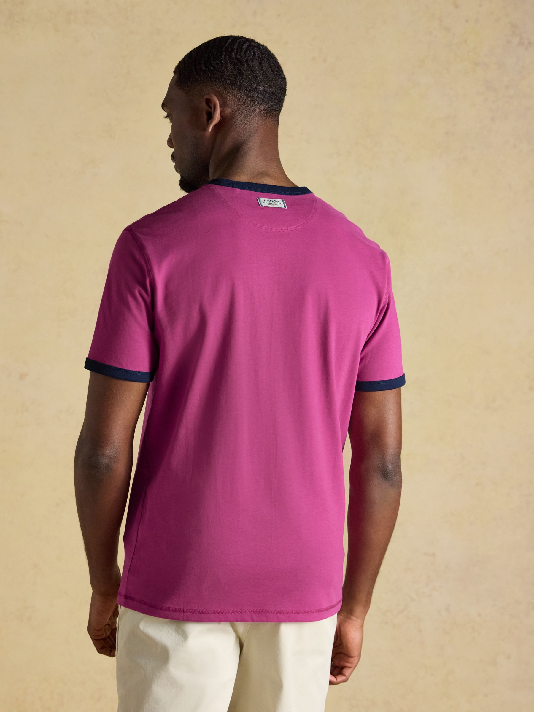 Rugby Club Pink Crew Neck Cotton T-Shirt - Image 2 of 7