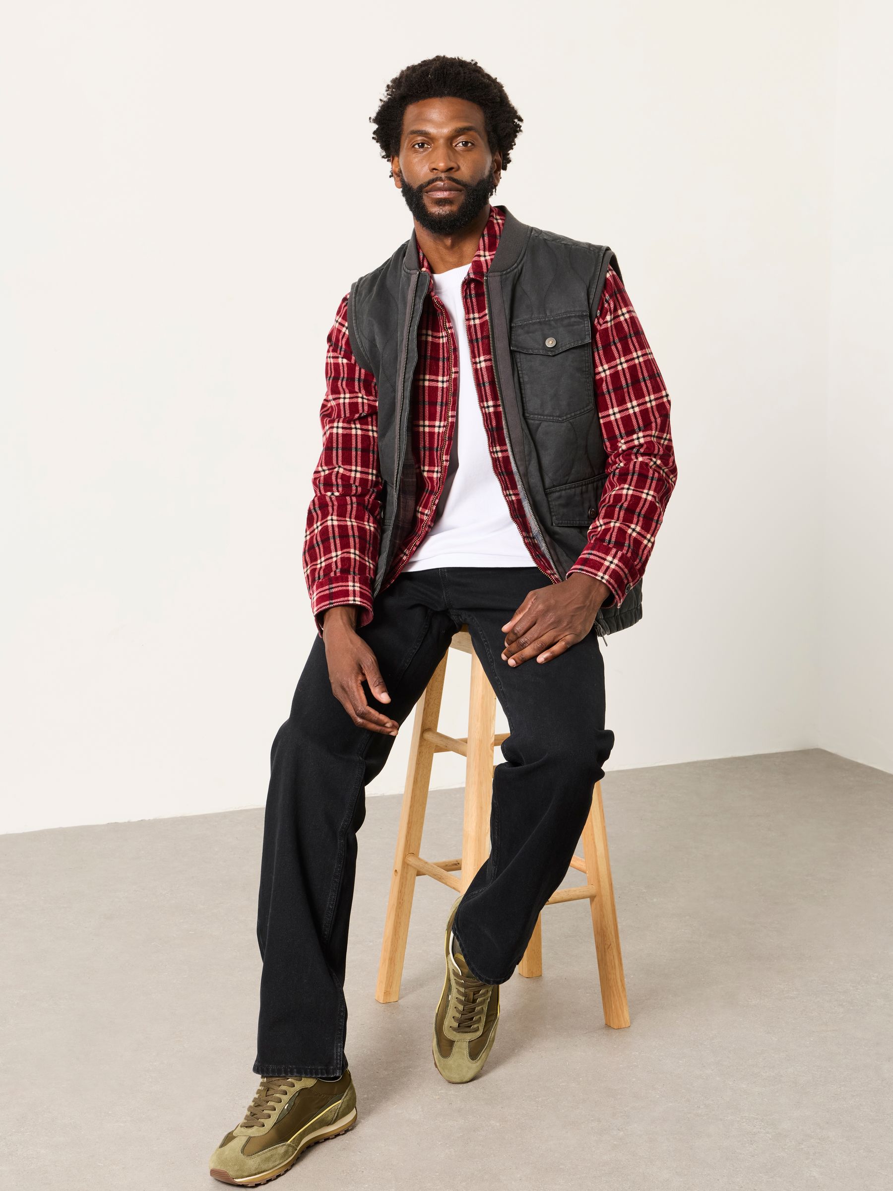 Black Relaxed Straight Fit Jeans - Image 3 of 4