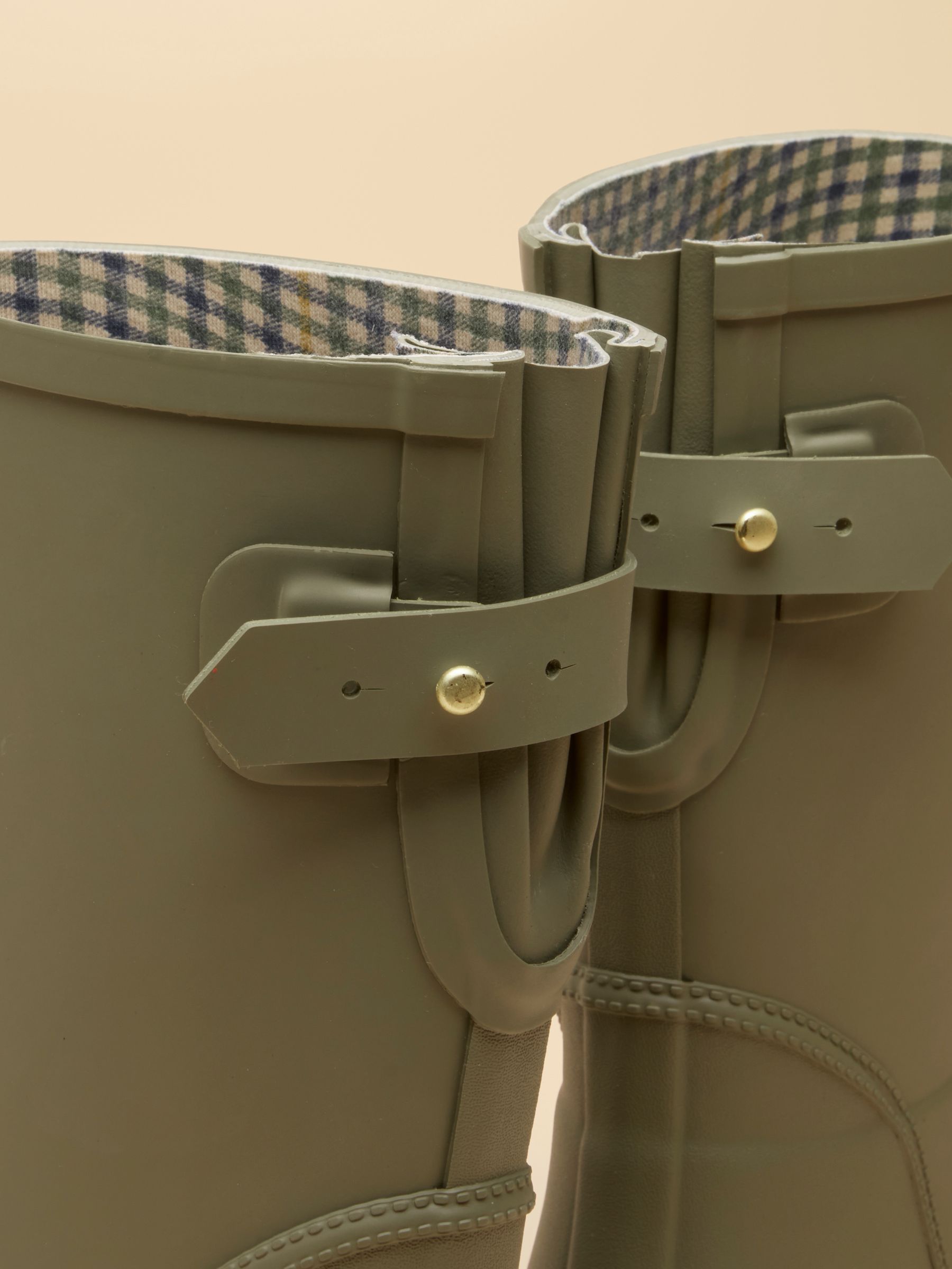 Wistow Khaki Green Adjustable Mid Calf Wellies - Image 5 of 6