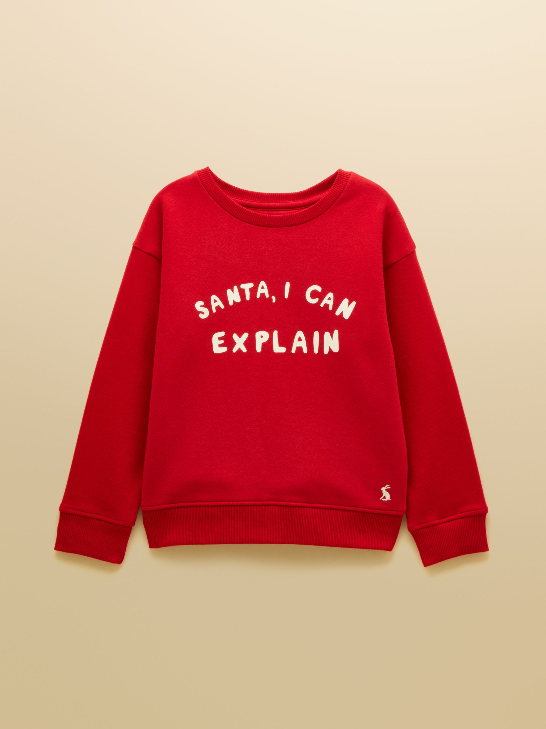 Kids' Sundaze Red Santa Slogan Crew Neck Sweatshirt - Image 1 of 5