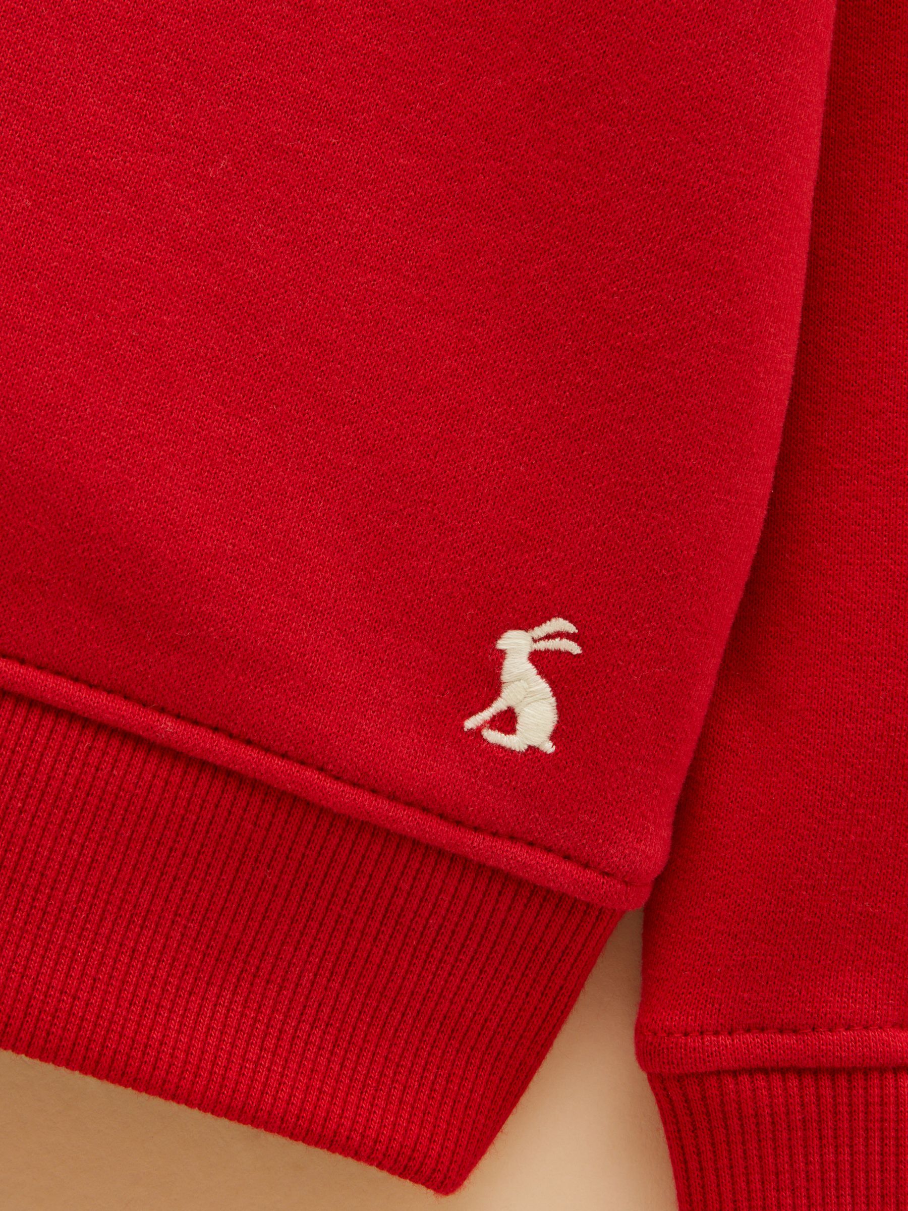 Kids' Sundaze Red Santa Slogan Crew Neck Sweatshirt - Image 4 of 5