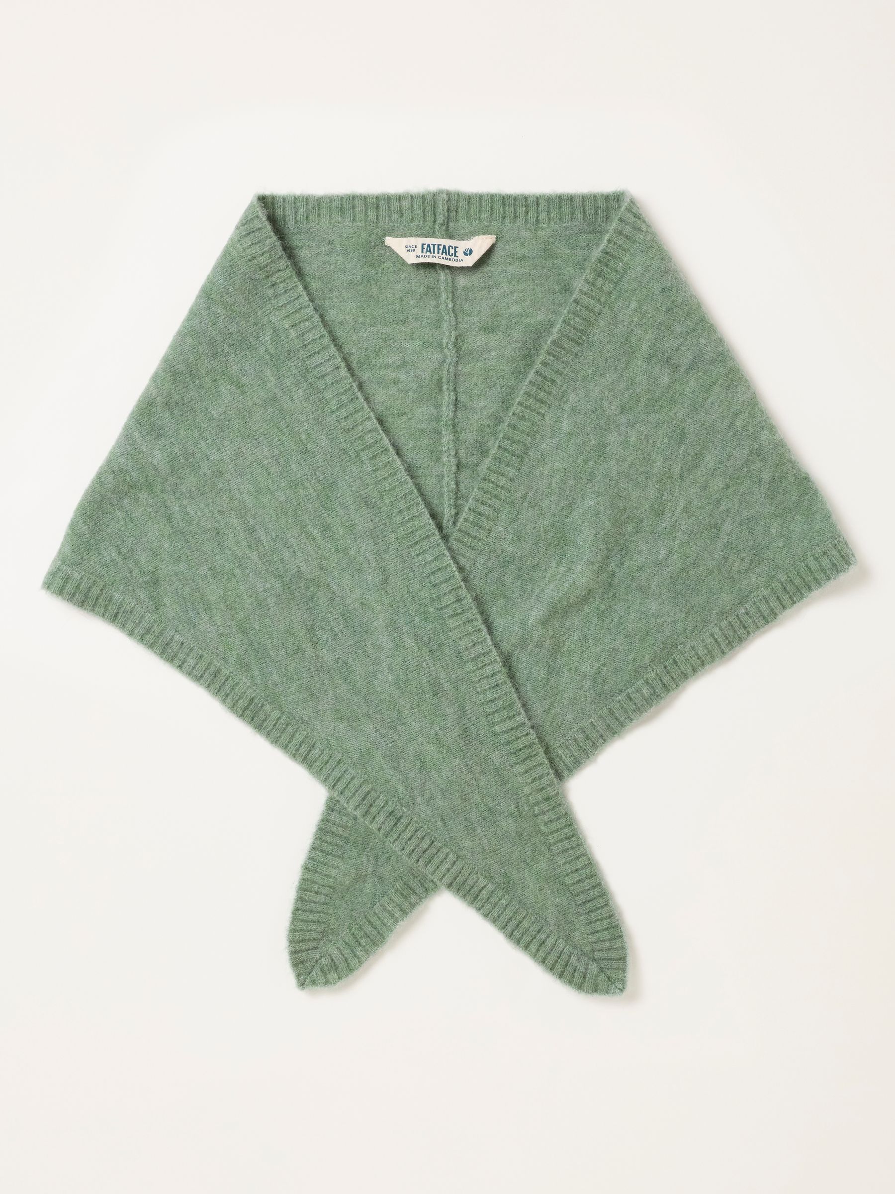 Halle Green Triangle Scarf - Image 1 of 3