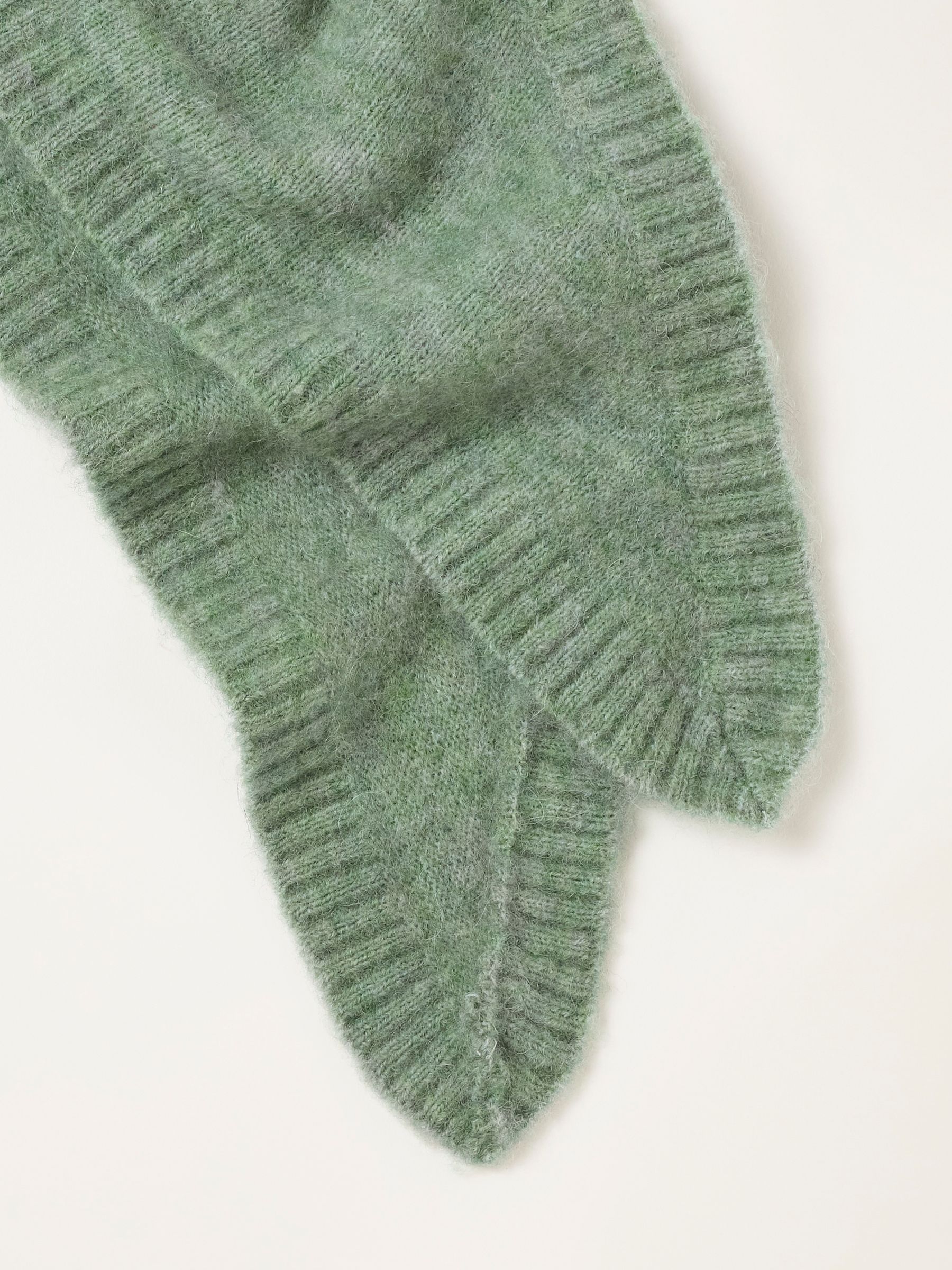 Halle Green Triangle Scarf - Image 3 of 3