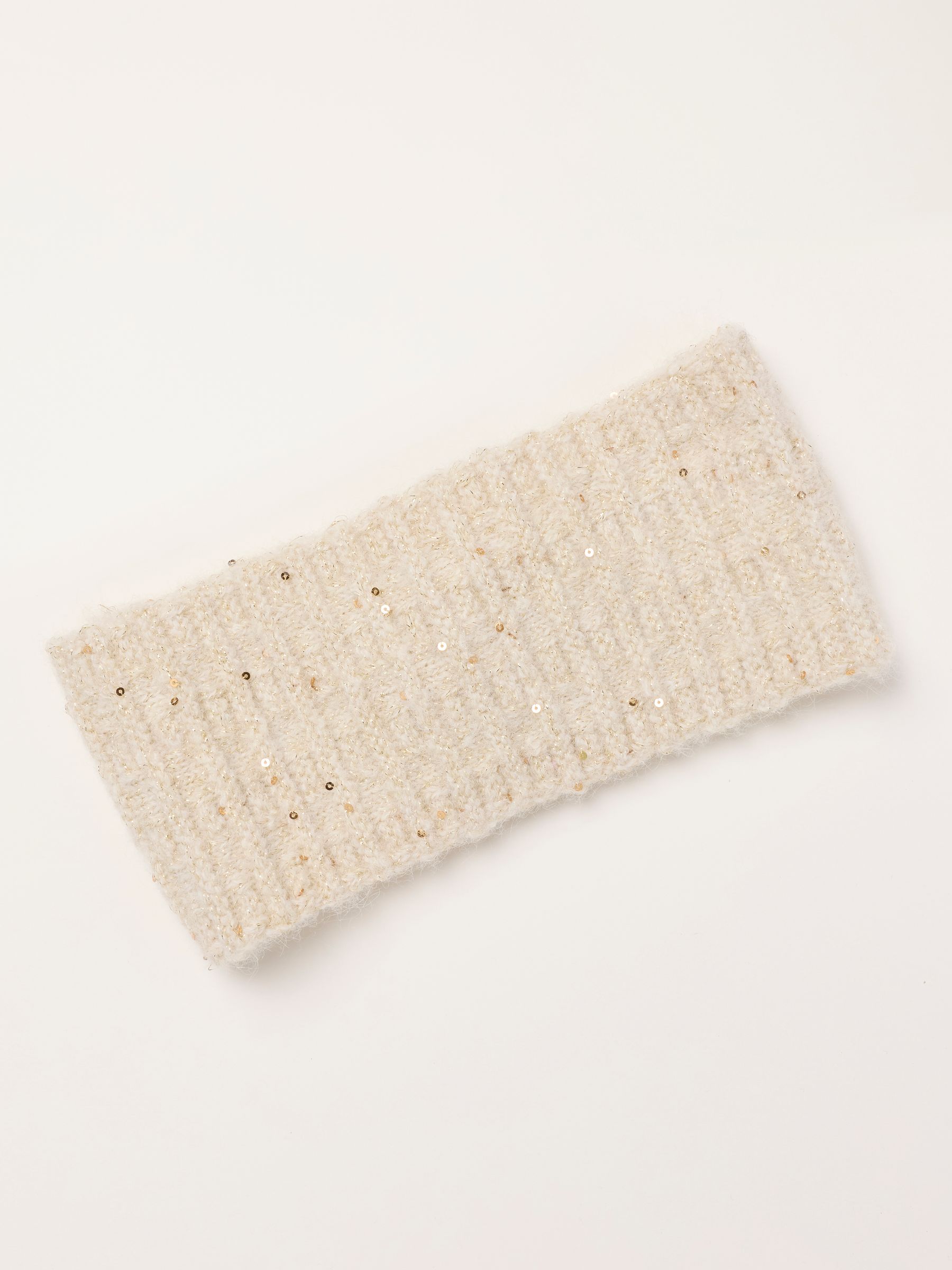 Ivory Sequin Twist Headband - Image 2 of 3