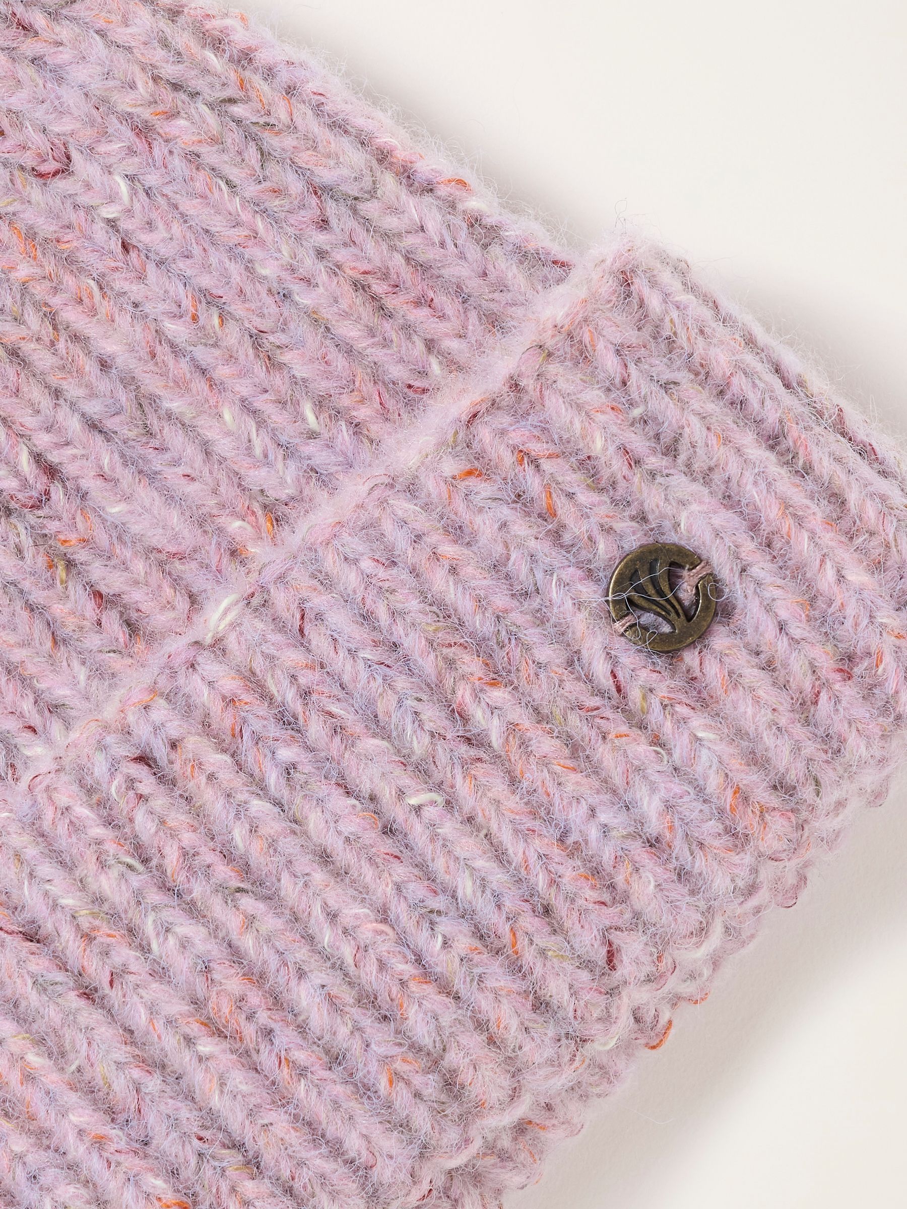 Lilac Purple Nep Beanie - Image 3 of 3 Lilac Purple Nep Beanie - Image 3 of 3