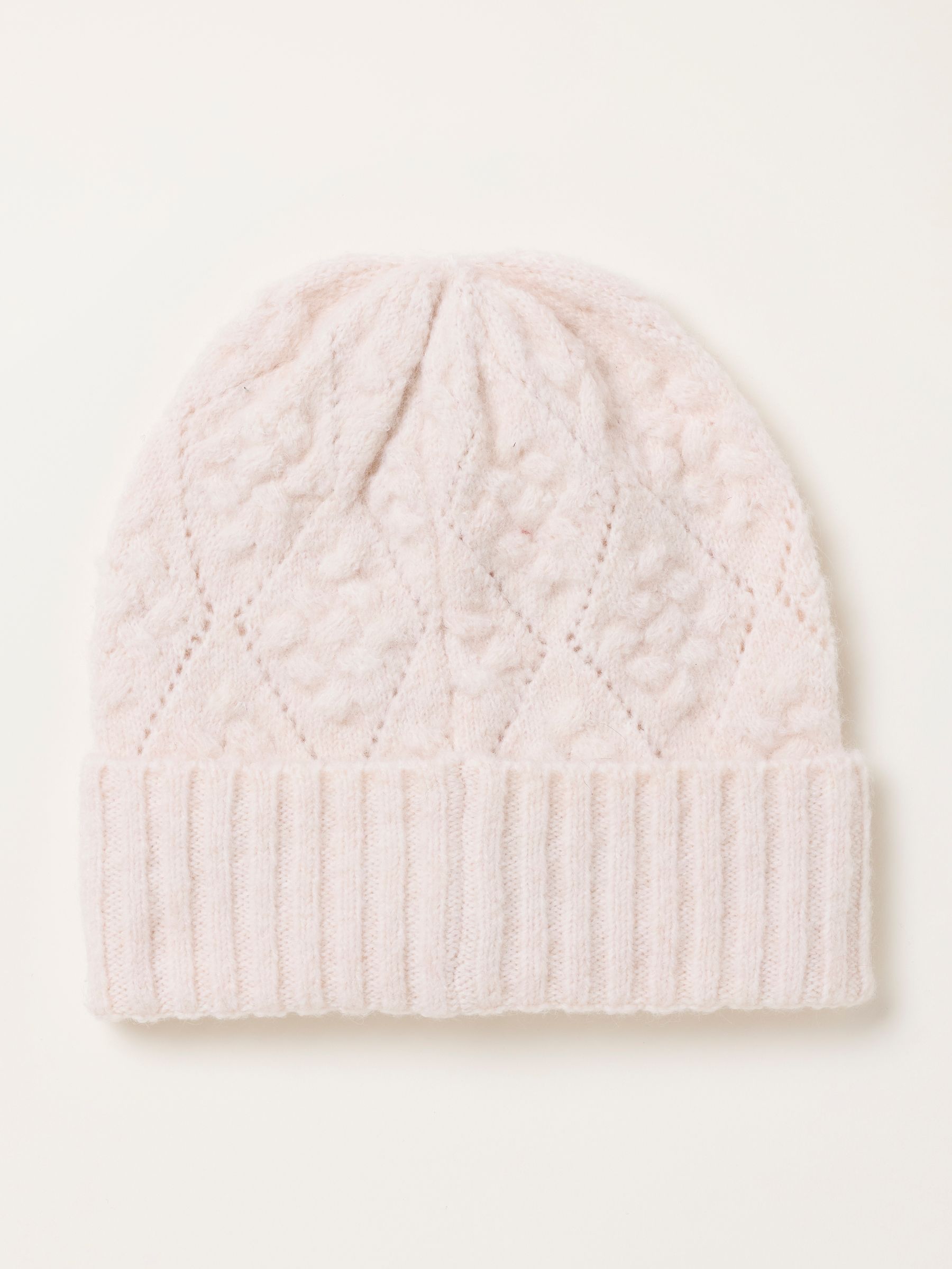 Ivory Pointelle Beanie - Image 2 of 3