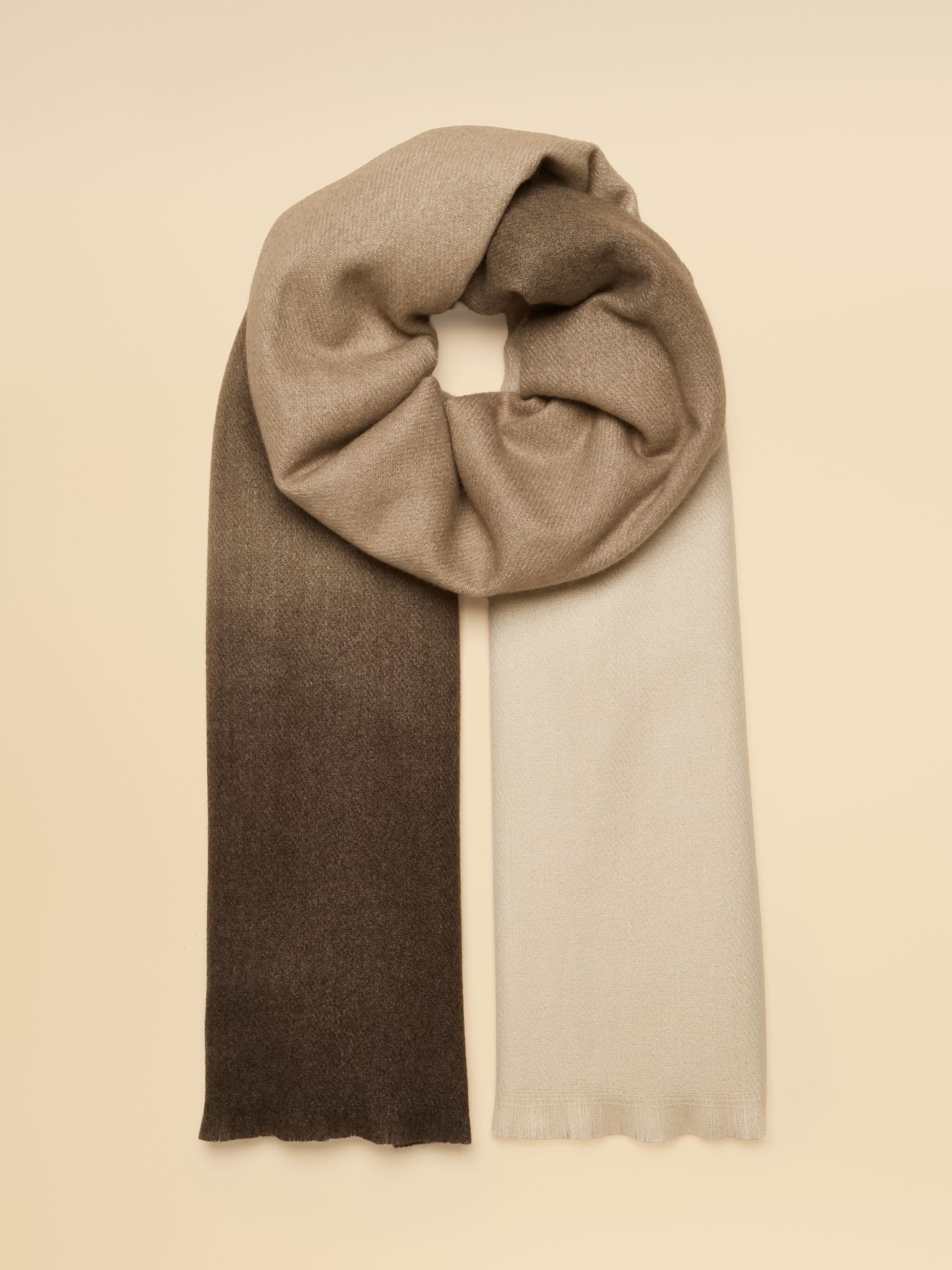 Karina Brown Ombre Scarf - Image 1 of 7