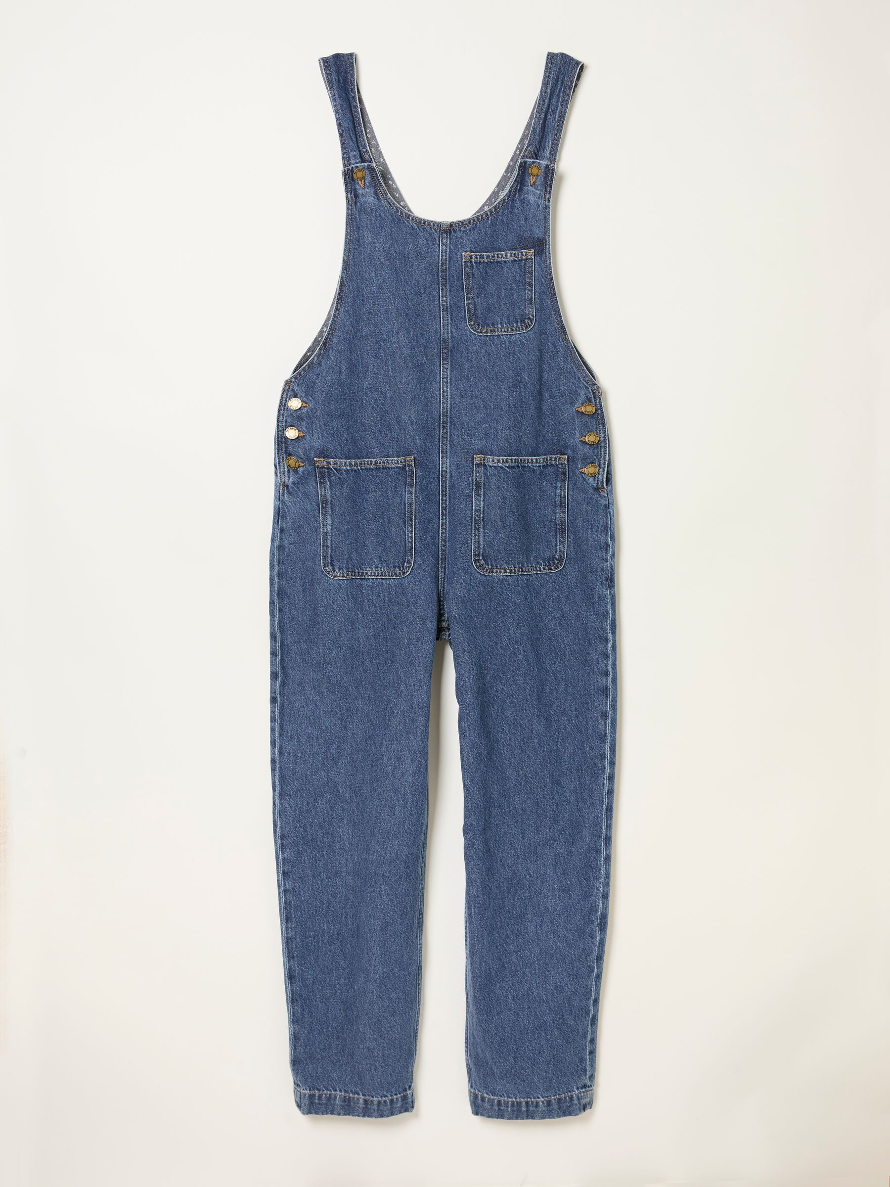 Blue Denim Petite Gardener Dungaree - Image 6 of 6