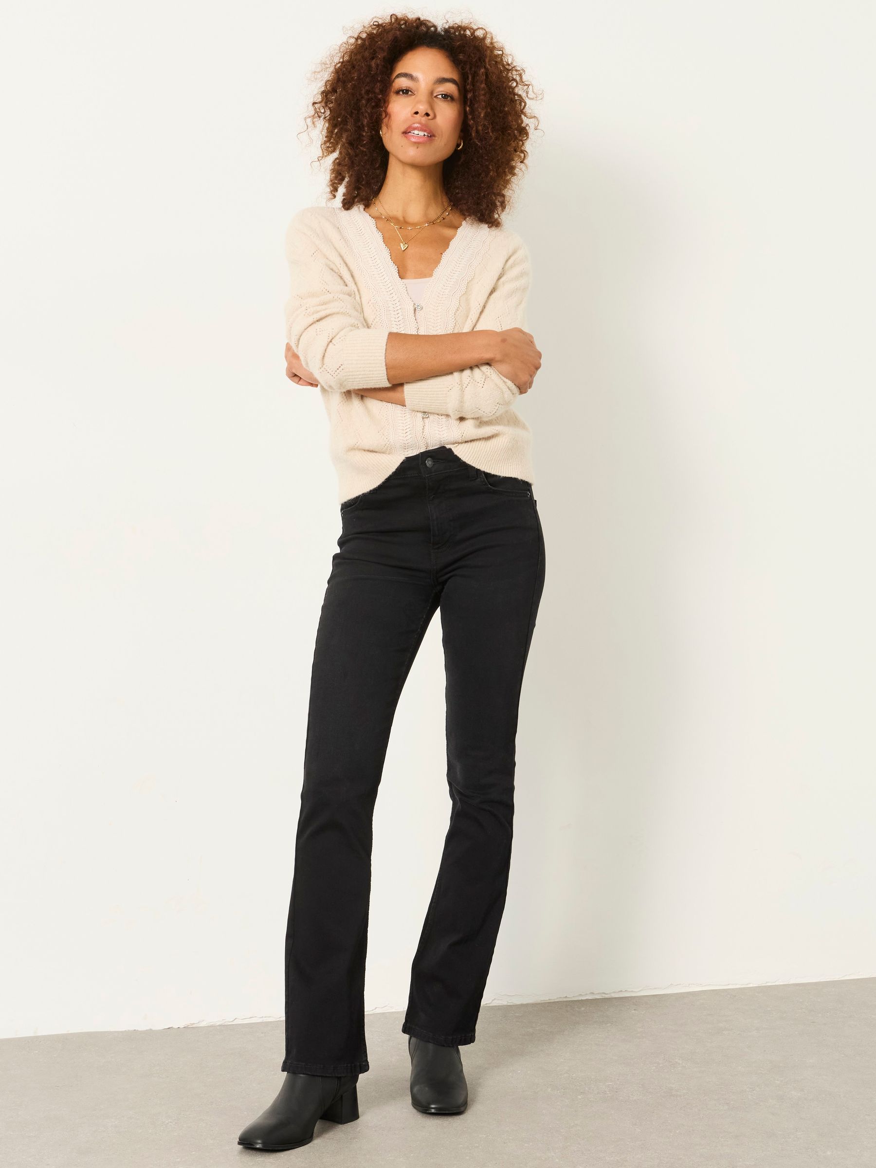 Katrine Black Boot cut Jeans - Image 4 of 7