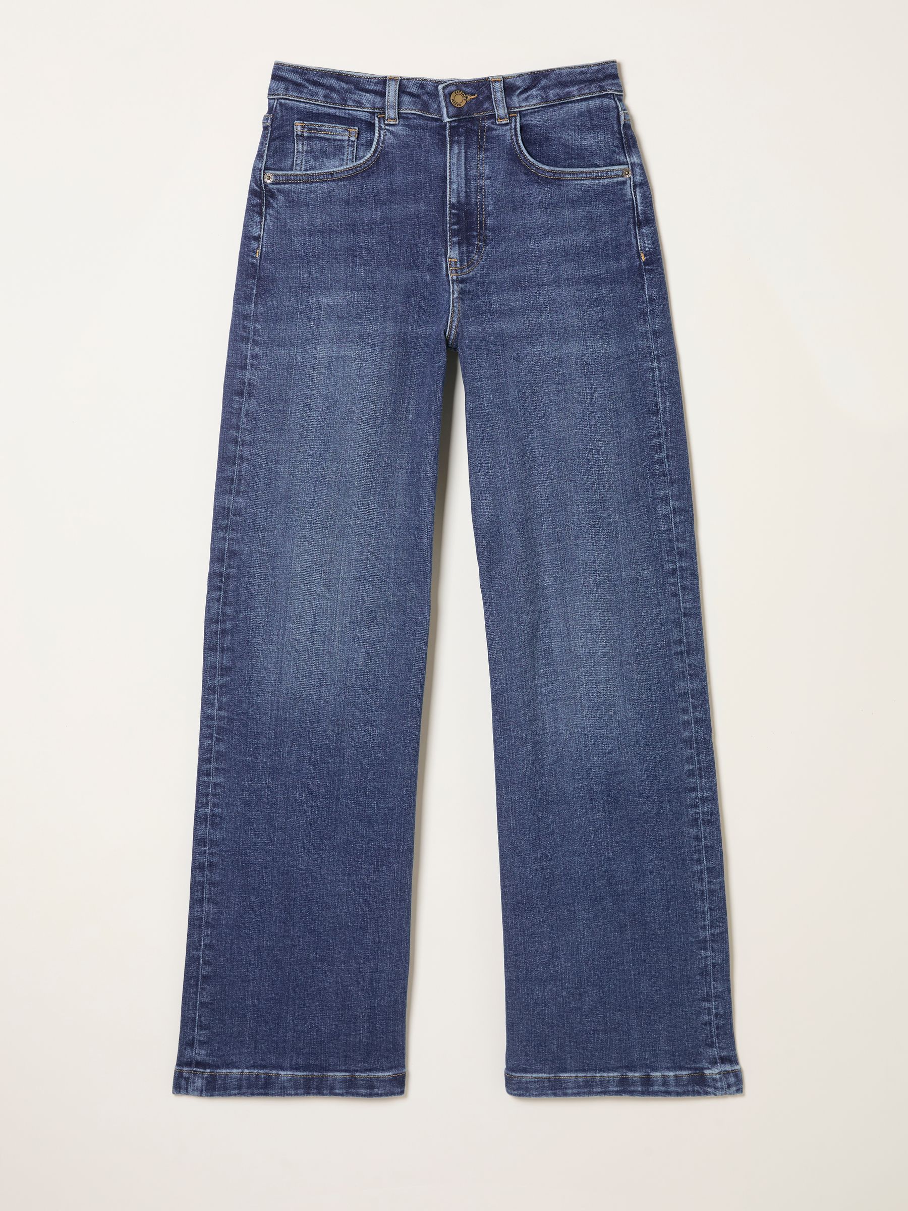 Welling Indigo Blue Petite Wide leg Jeans - Image 5 of 5