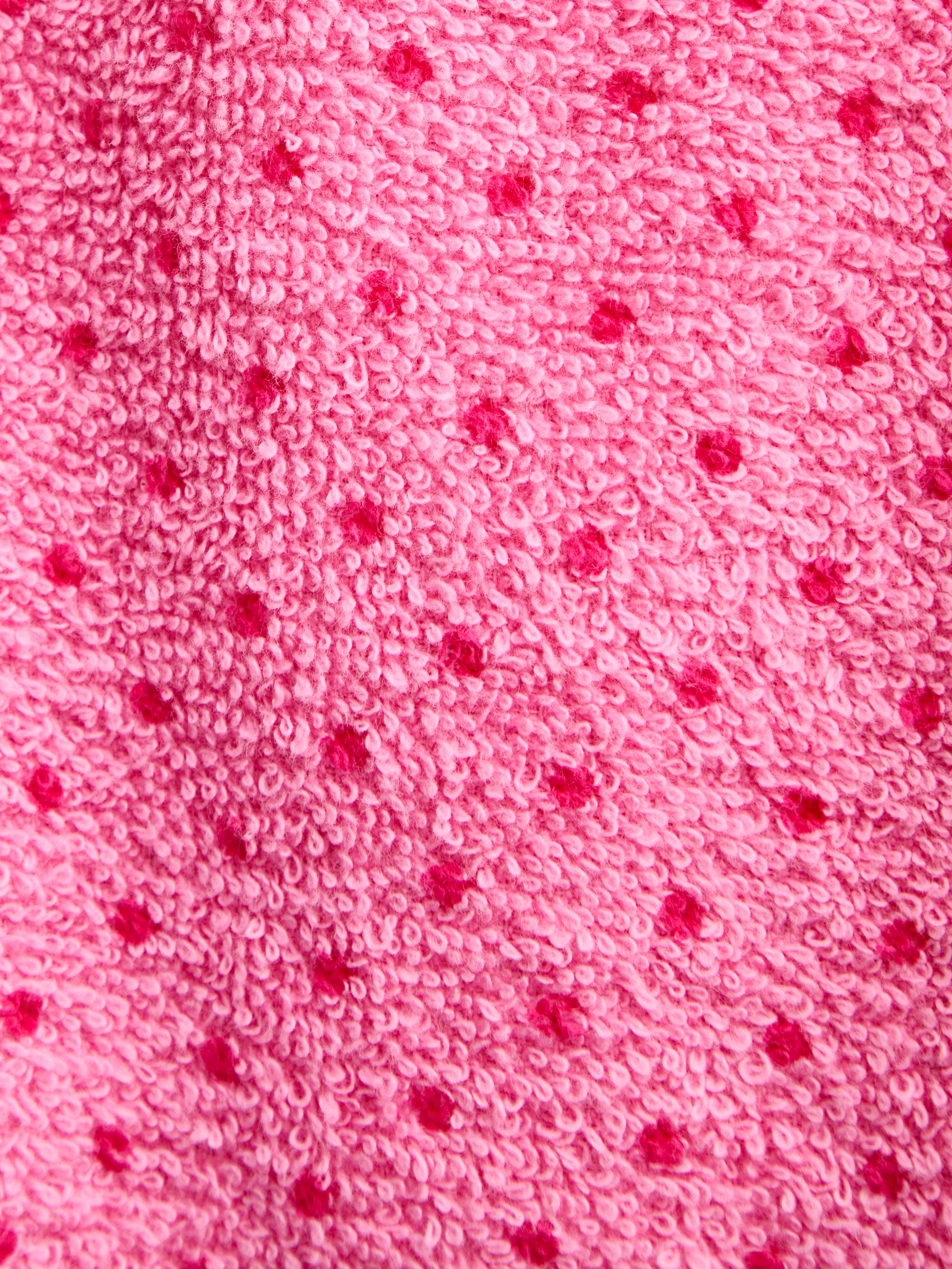 Pink Strawberry Hooded Poncho Towel - Image 4 of 4