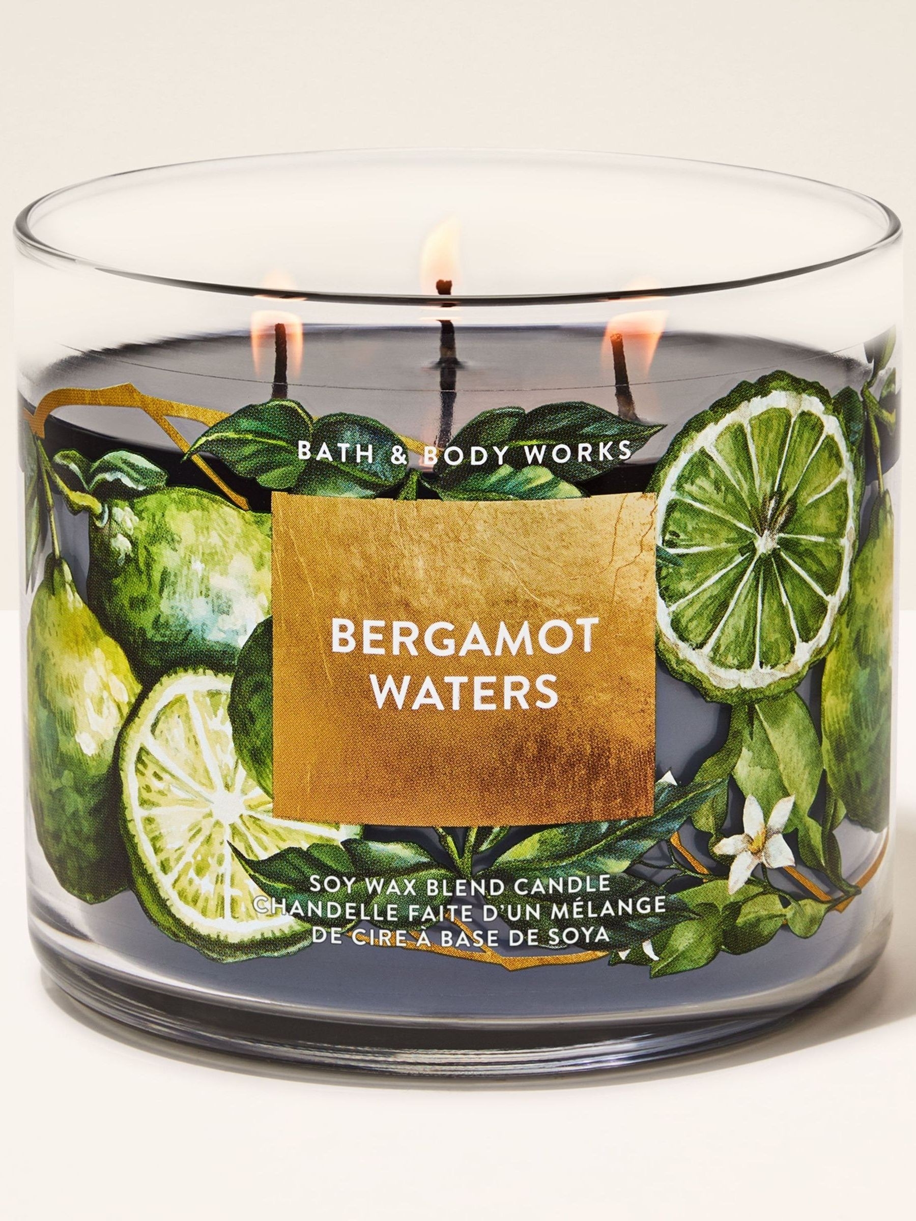 Bergamot Waters Candle 411g 3 Wick - Image 1 of 3