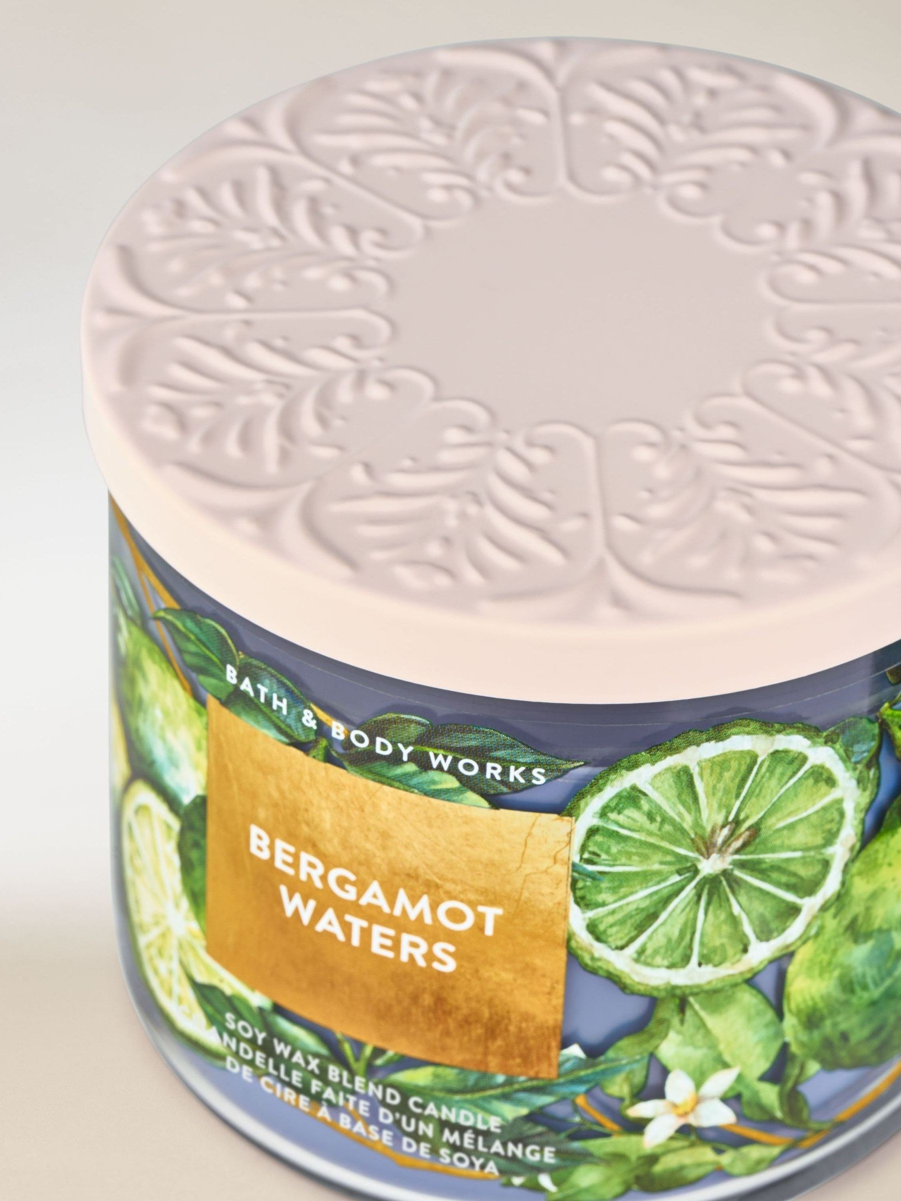 Bergamot Waters Candle 411g 3 Wick - Image 2 of 3
