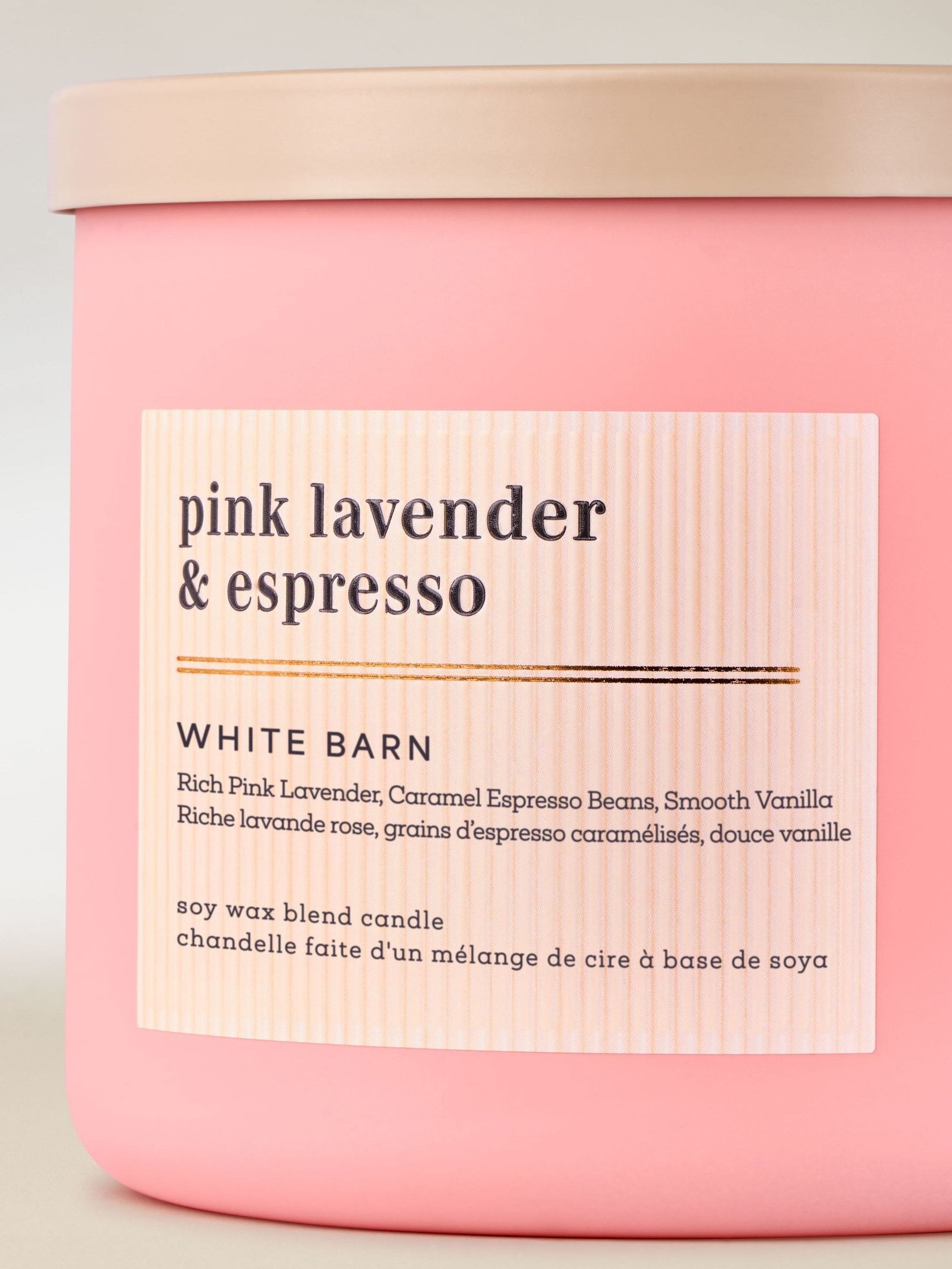 Pink Lavender & Espresso Candle 411g 3 Wick | Bath & Body Works