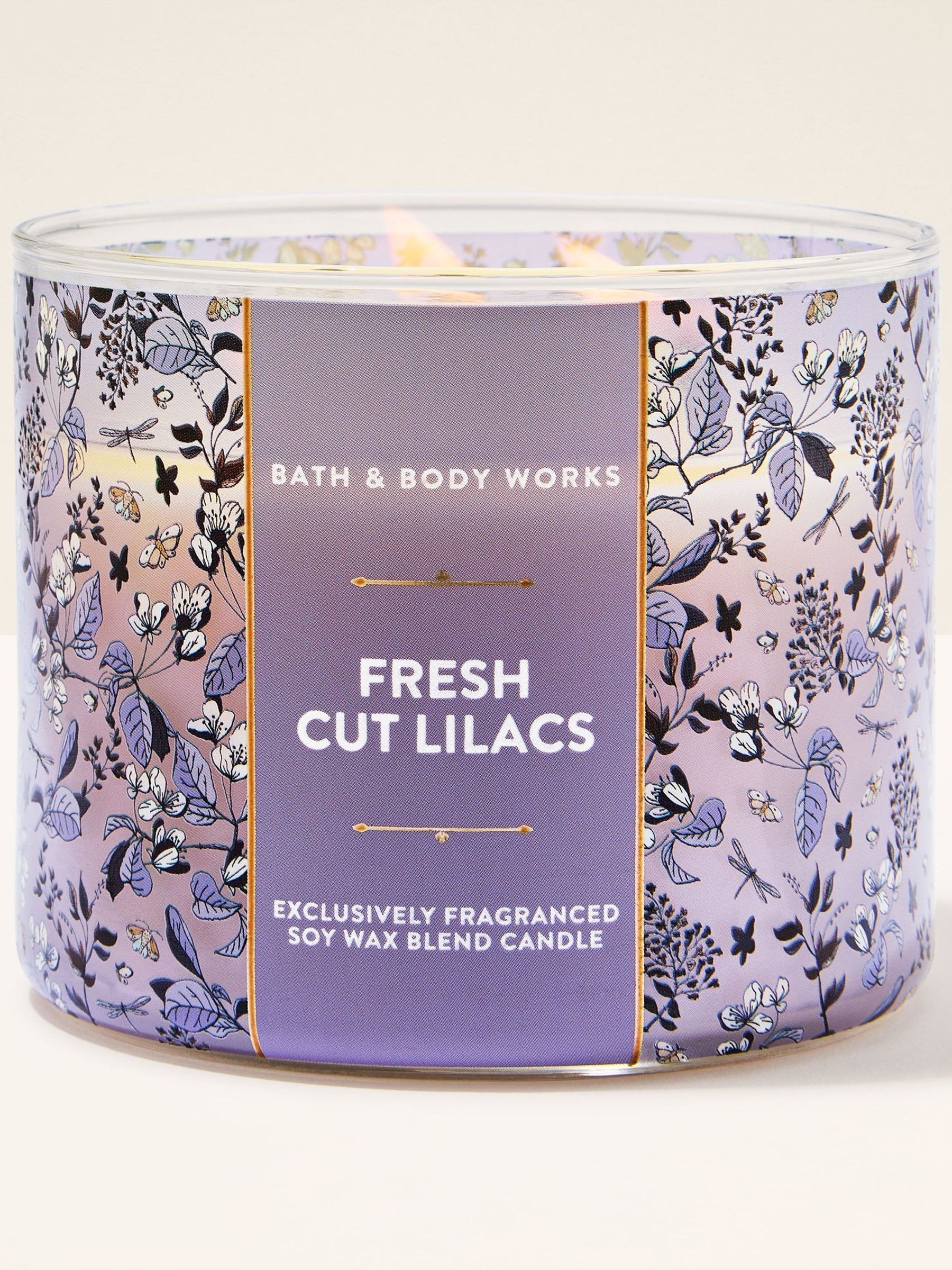 Fresh Cut Lilacs Candle 411g 3 Wick - Image 1 of 2 Fresh Cut Lilacs Candle 411g 3 Wick - Image 1 of 2