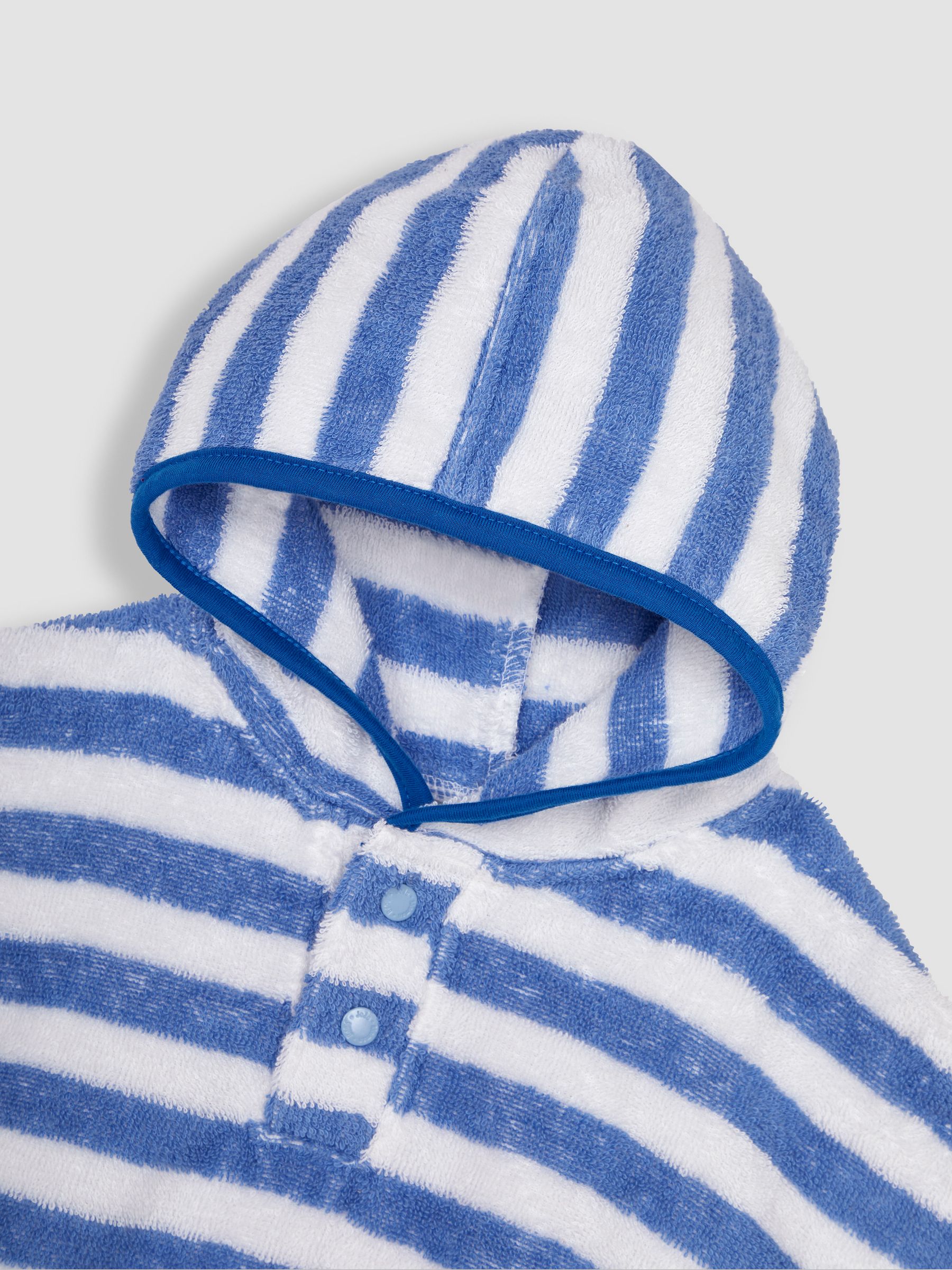 Blue Stripe Crab Hooded Poncho Towel - Image 3 of 3