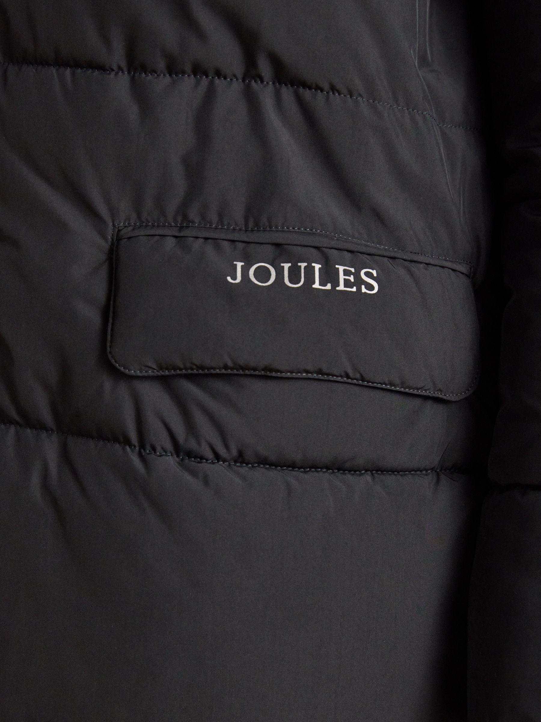 Matchday Black Longline Oversized Showerproof Coat - Image 4 of 9