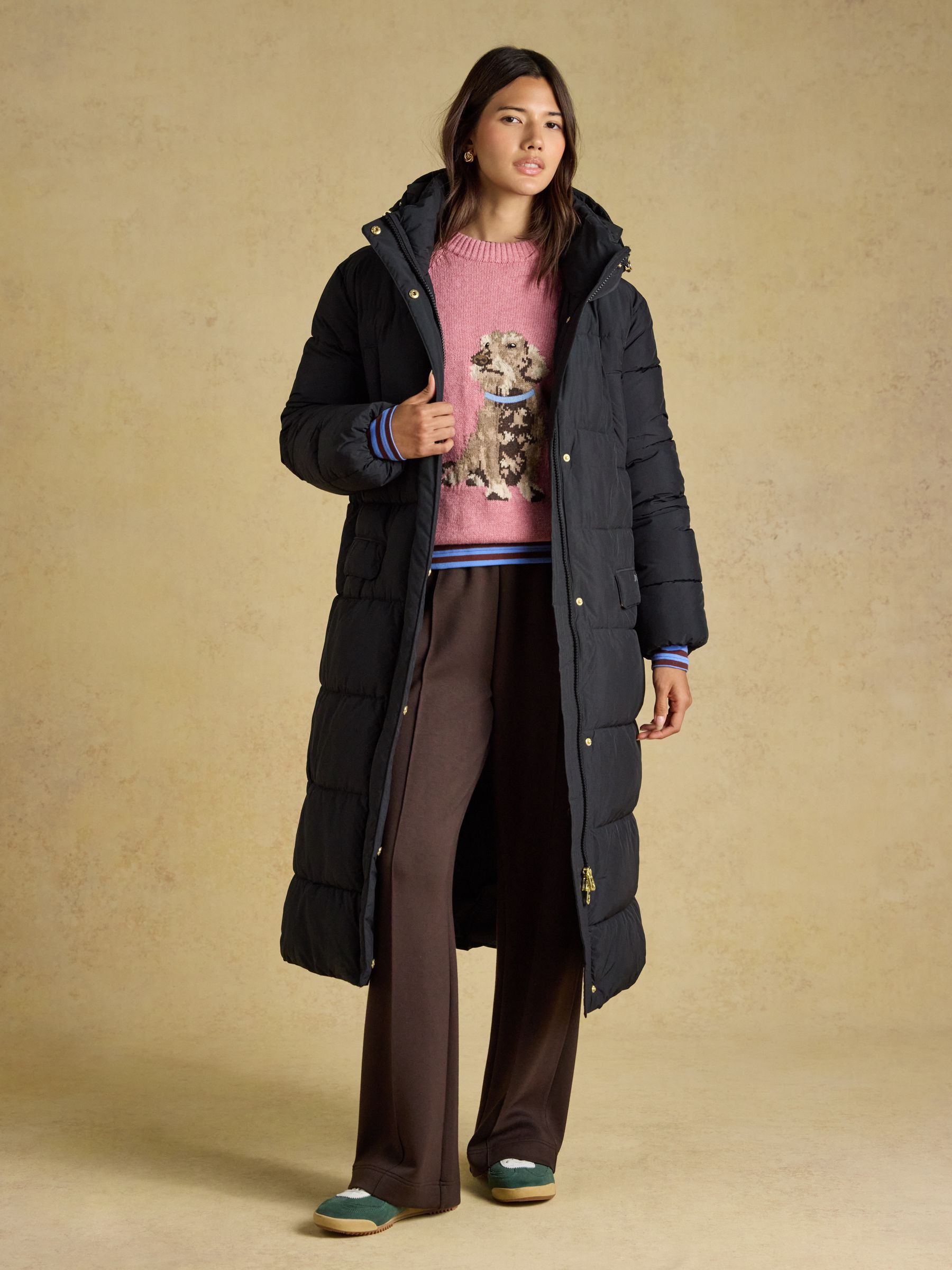 Matchday Black Longline Oversized Showerproof Coat - Image 5 of 9