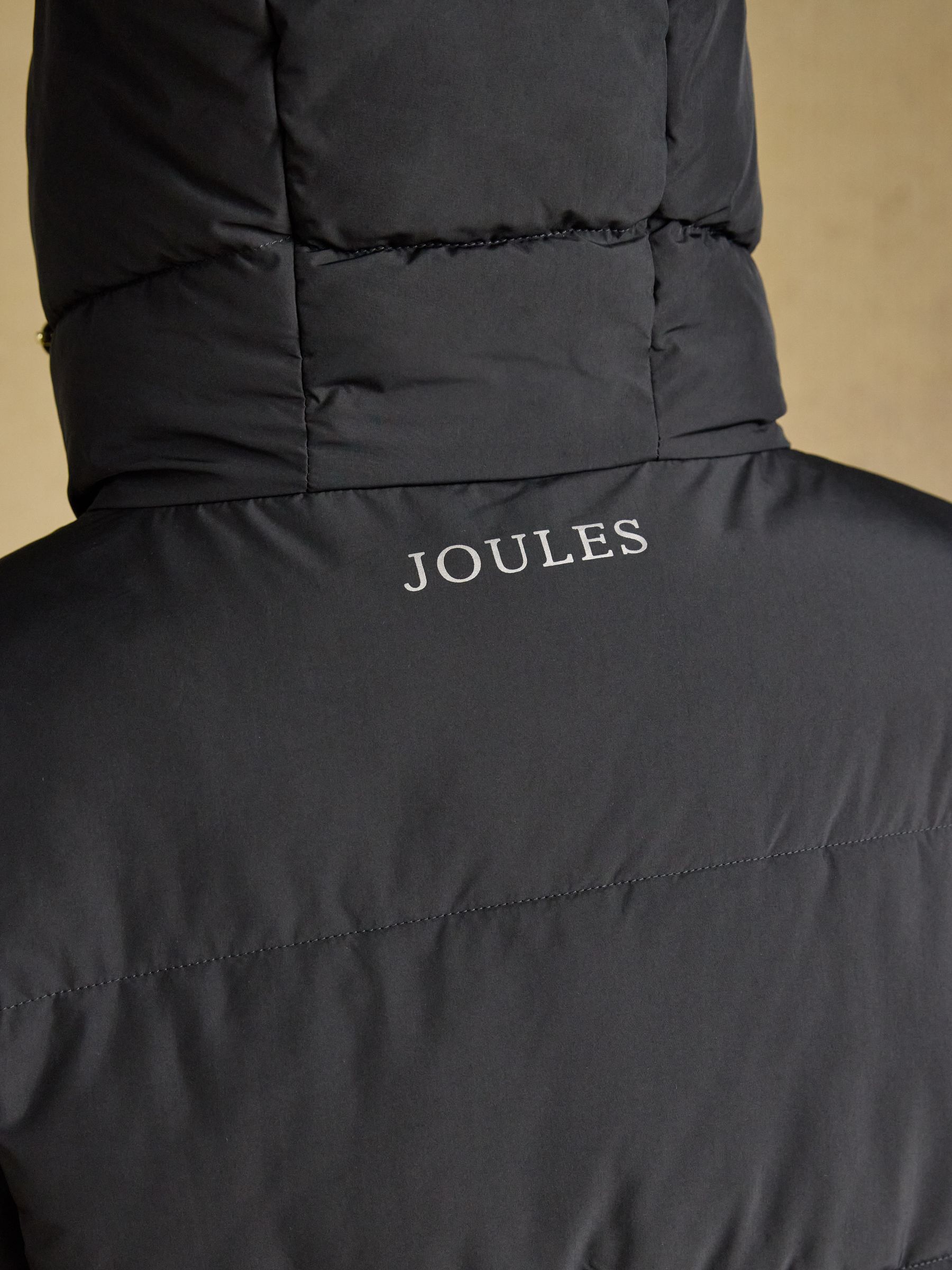 Matchday Black Longline Oversized Showerproof Coat - Image 8 of 9