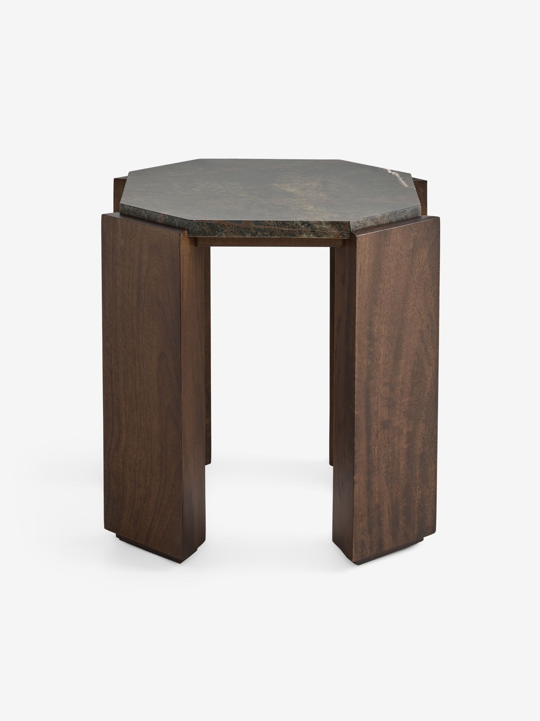 Wynn Side Table in Green Marble - Image 4 of 6