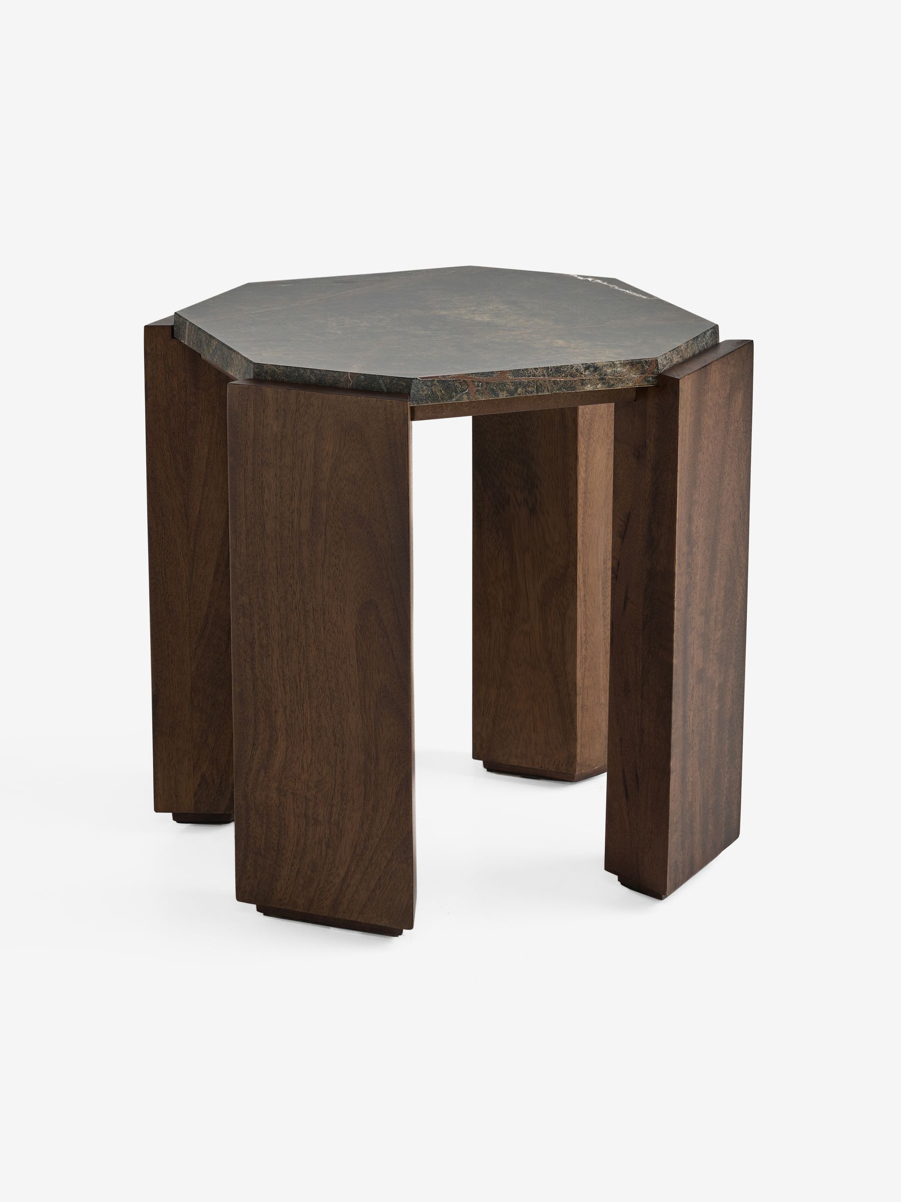 Wynn Side Table in Green Marble - Image 5 of 6