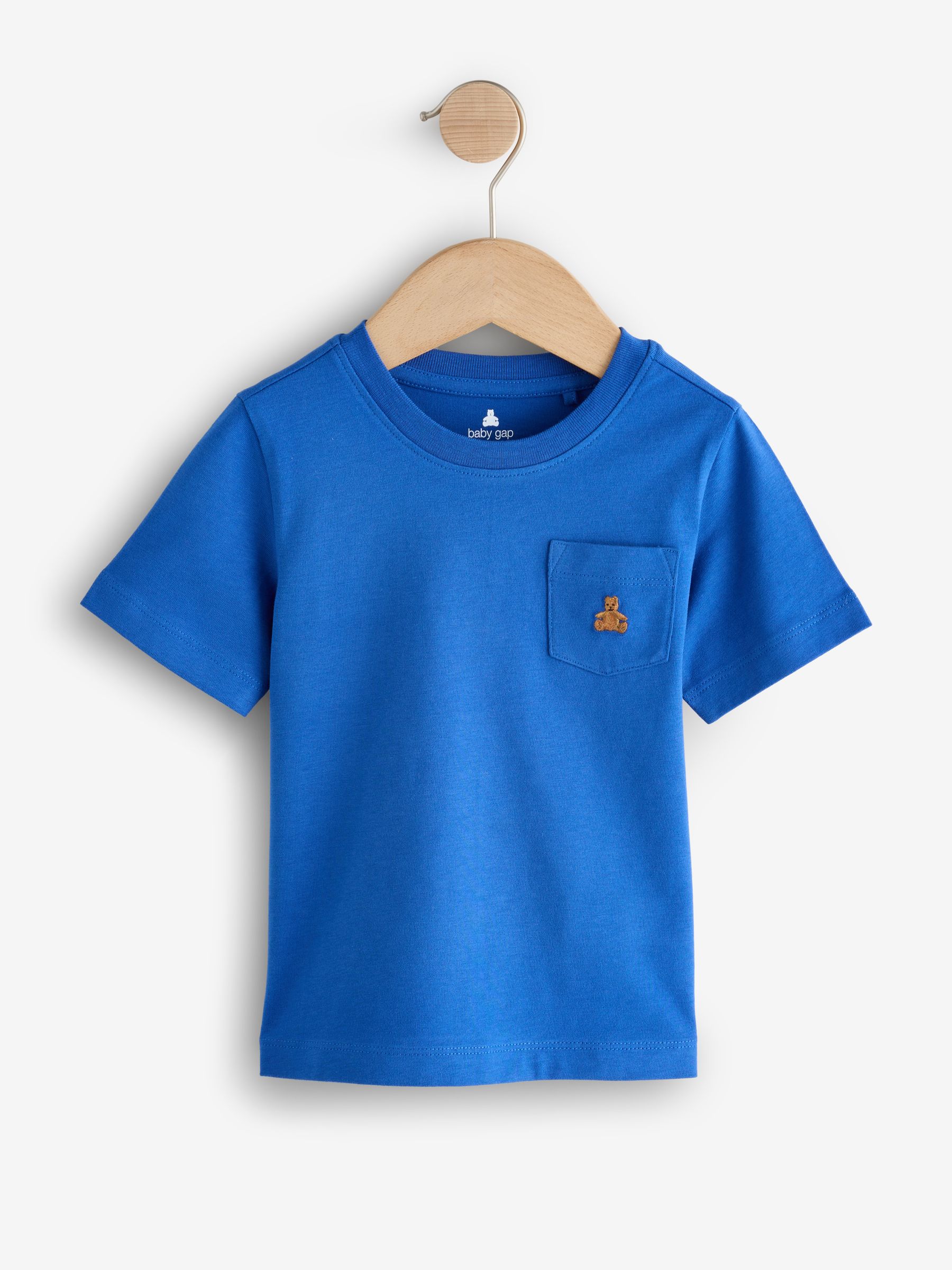 Blue 3 Pack Short Sleeve Brannan Bear Embroidered T-Shirts (6 mths - 5yrs) - Image 2 of 8