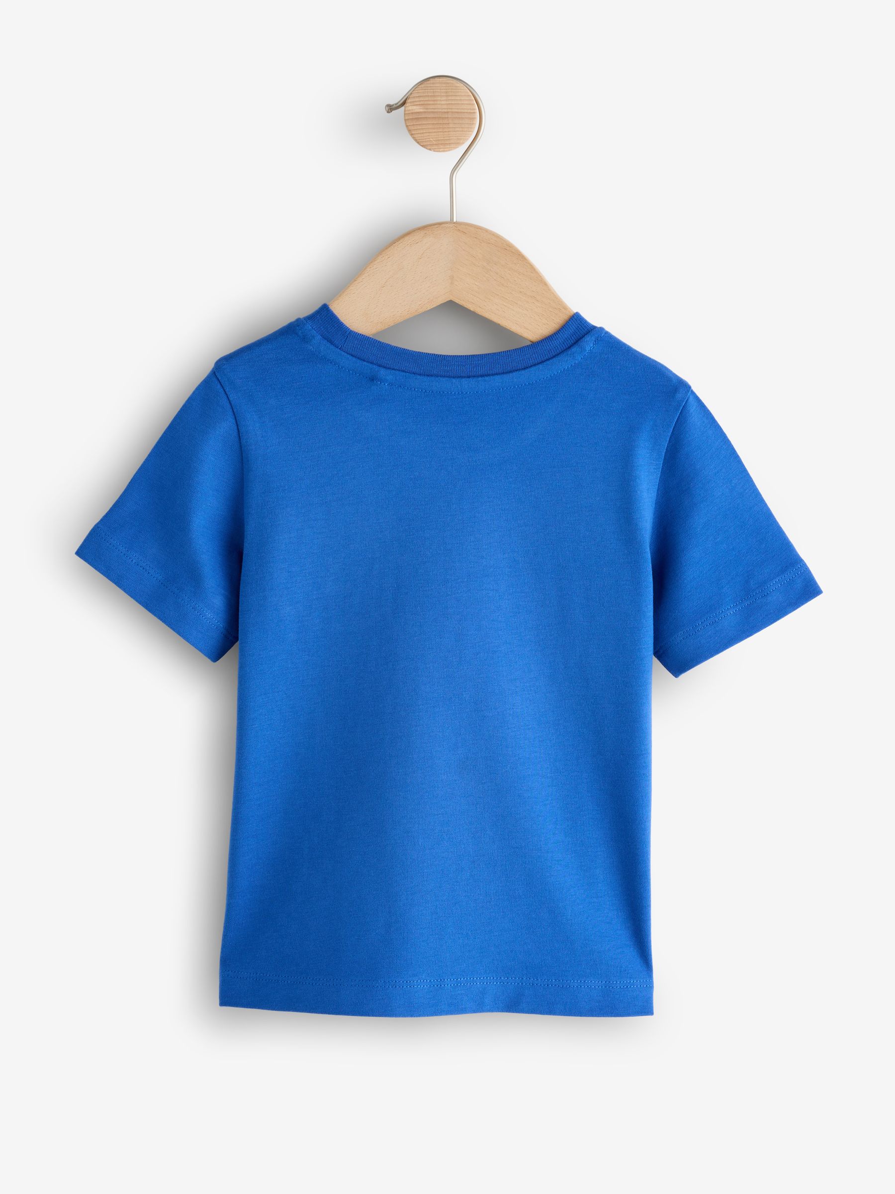 Blue 3 Pack Short Sleeve Brannan Bear Embroidered T-Shirts (6 mths - 5yrs) - Image 3 of 8