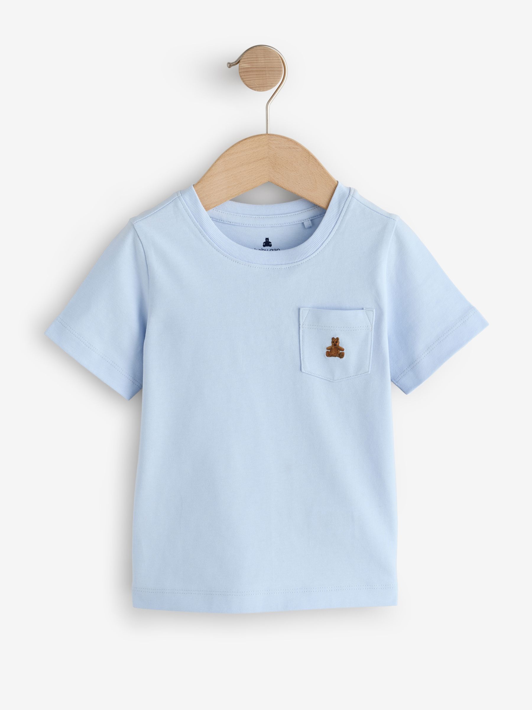Blue 3 Pack Short Sleeve Brannan Bear Embroidered T-Shirts (6 mths - 5yrs) - Image 5 of 8