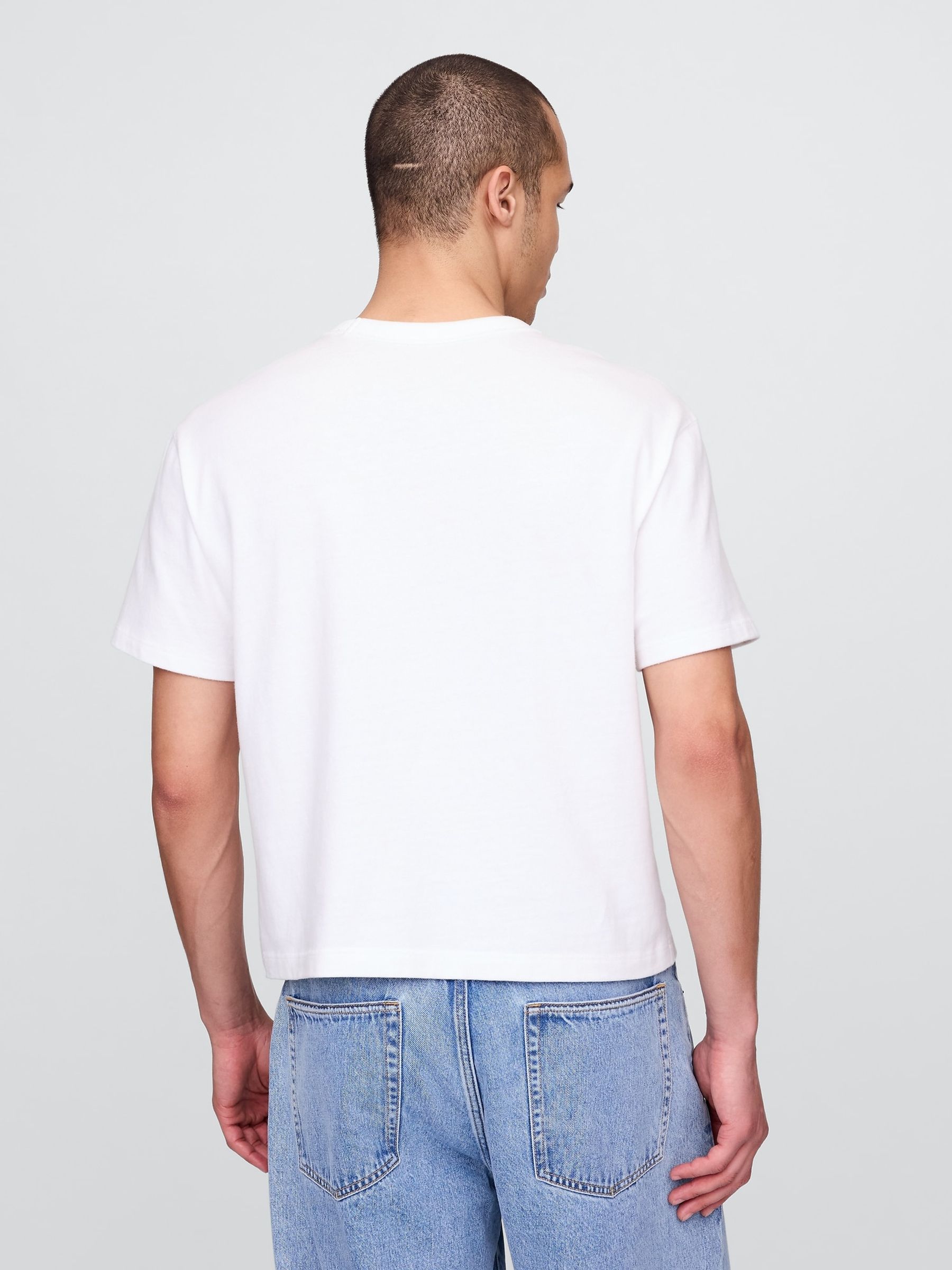 White Heavyweight Boxy T-Shirt - Image 2 of 3