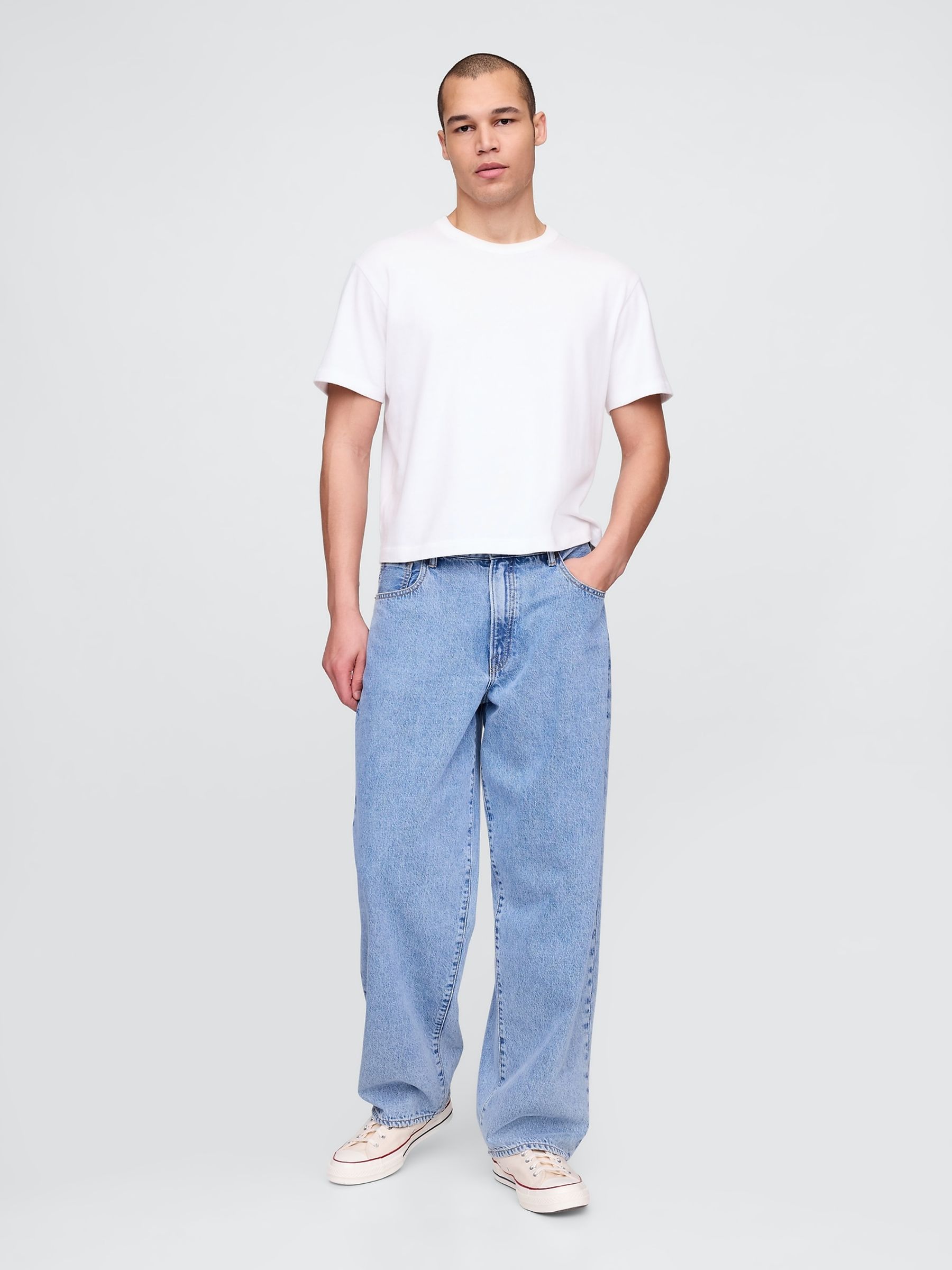 White Heavyweight Boxy T-Shirt - Image 4 of 4