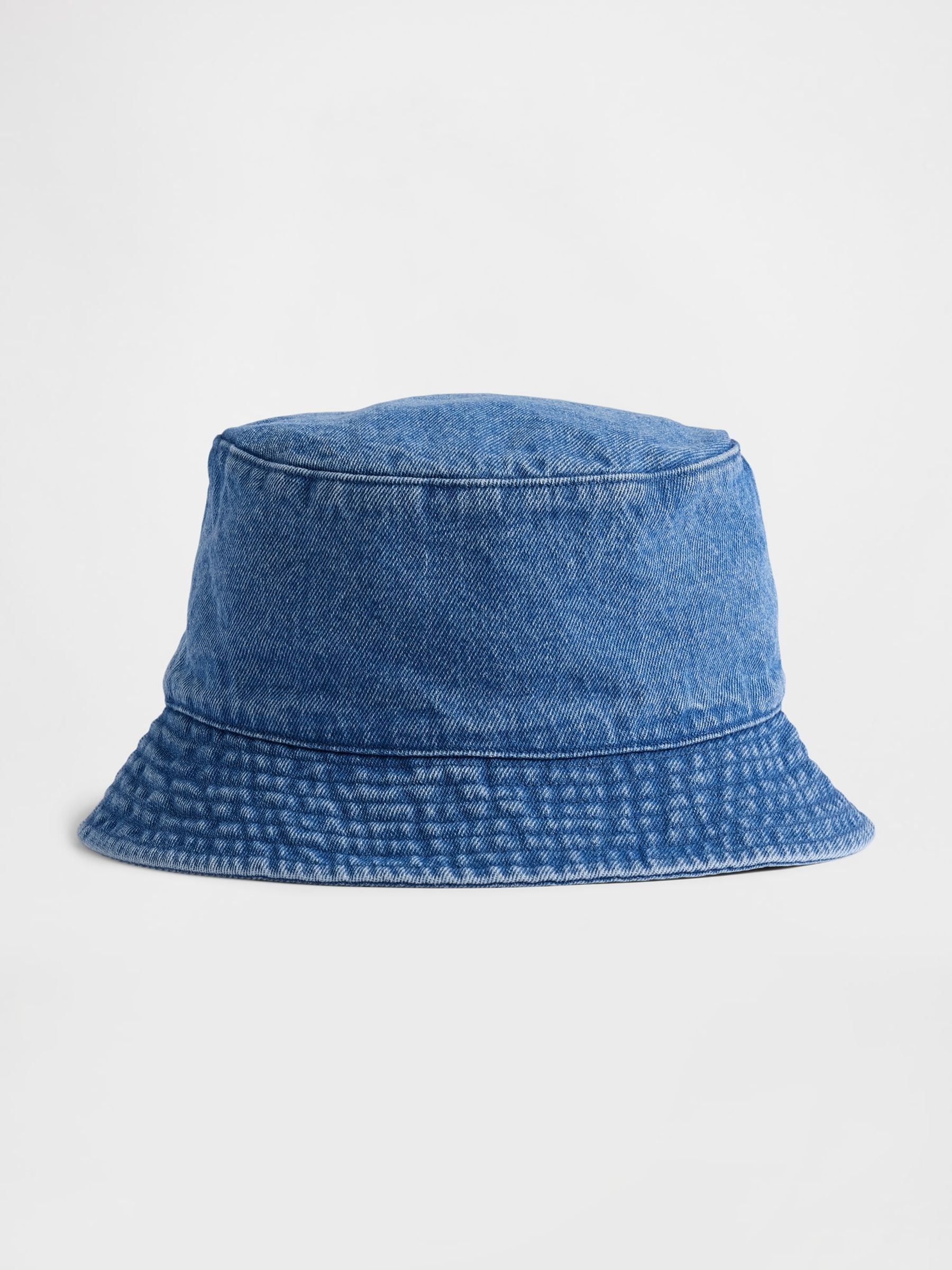 Blue Frayed Bucket Hat - Image 1 of 1
