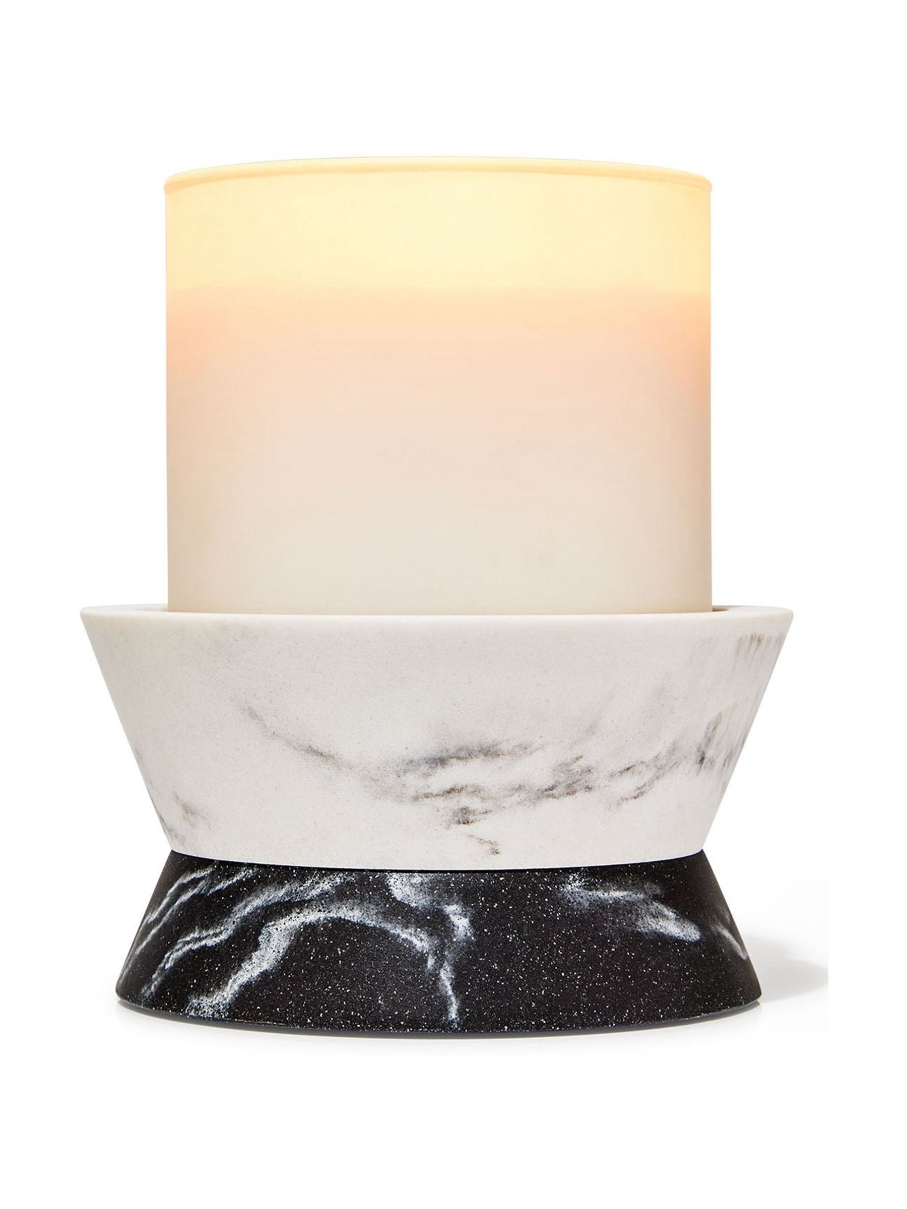 Marble 3 Wick Candle Holder - Image 1 of 1