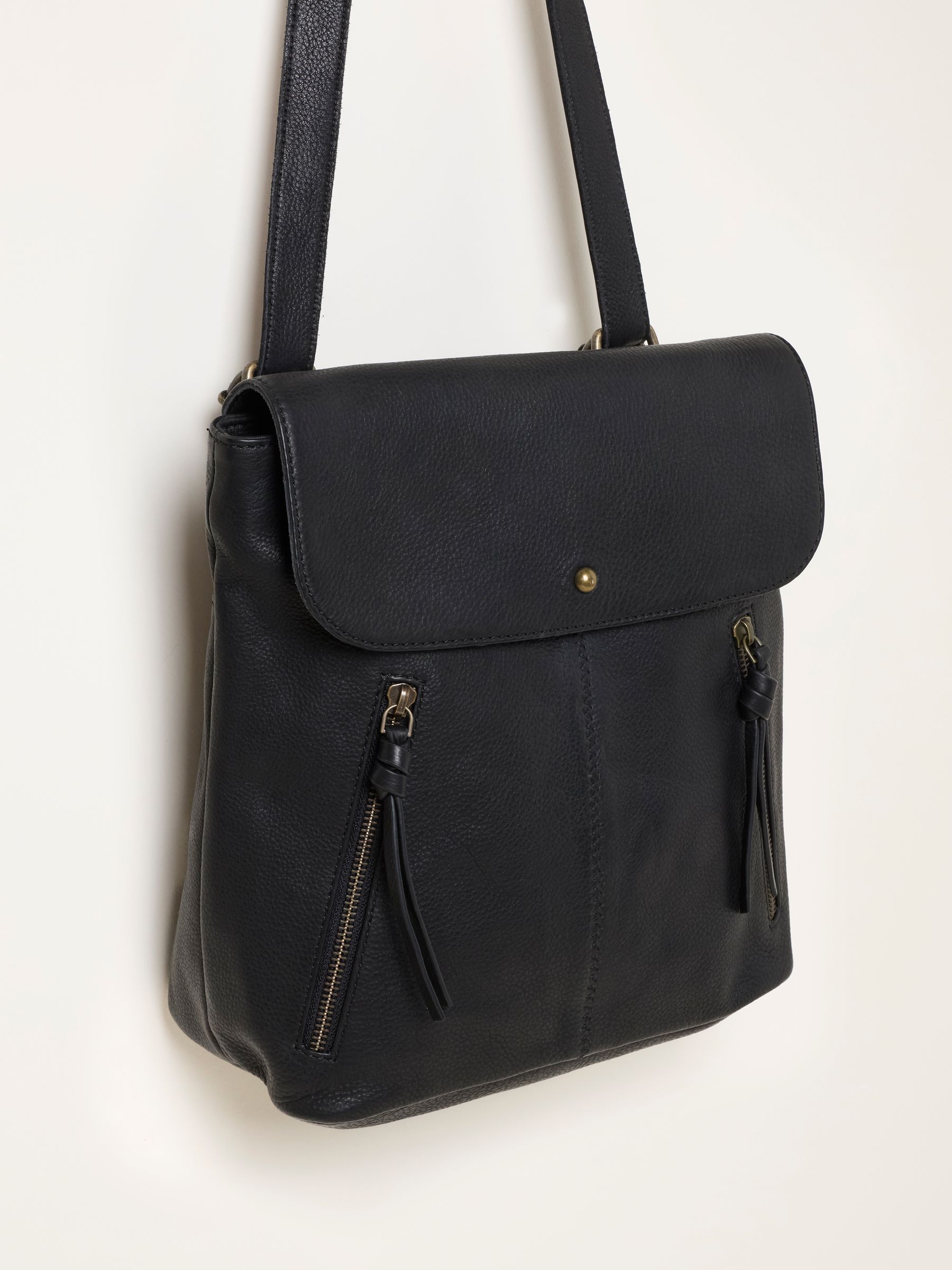 Black Lottie Leather Backpack - Image 3 of 5