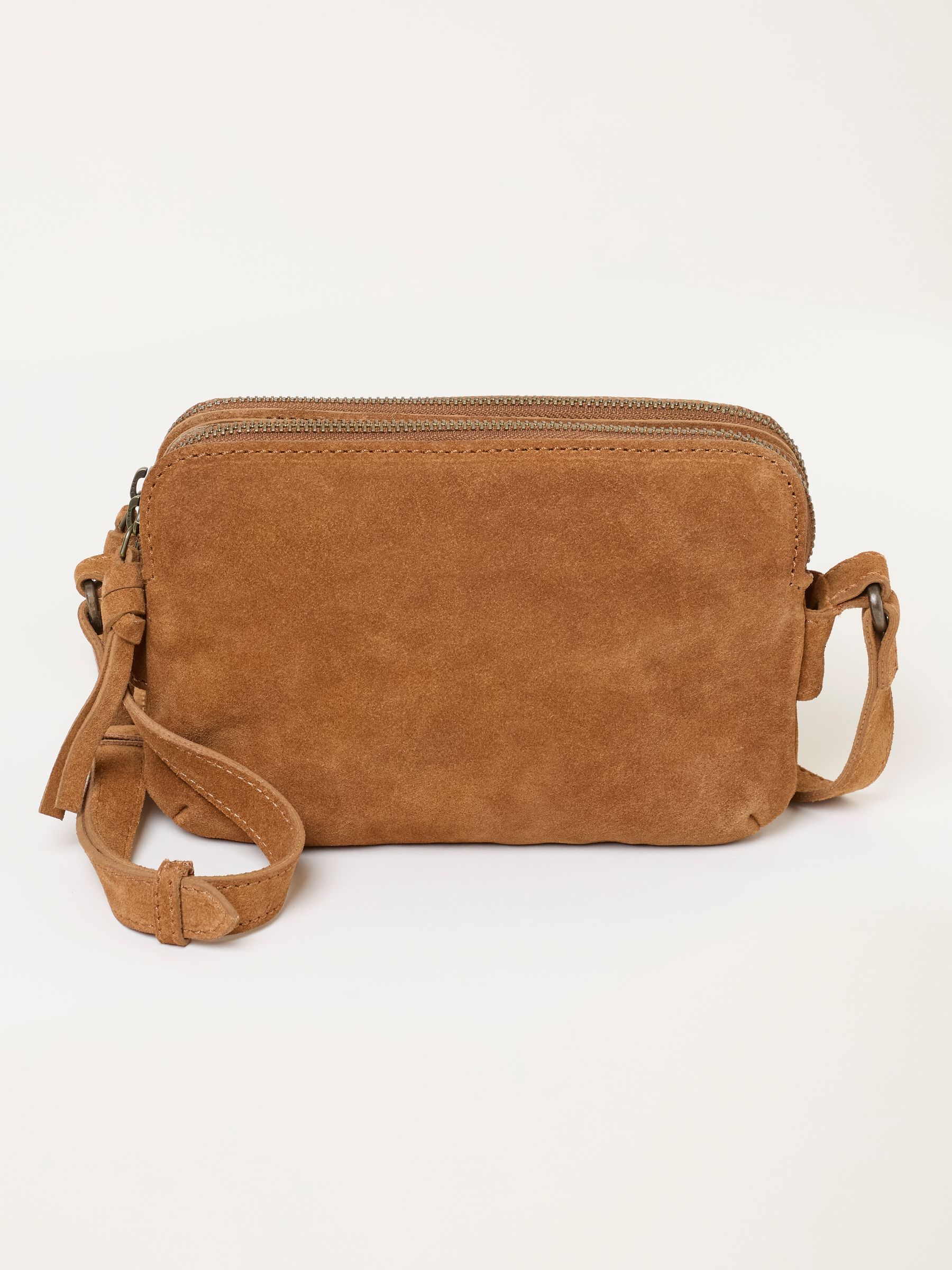 Tan Brown Sophie Suede Camera Bag - Image 2 of 4